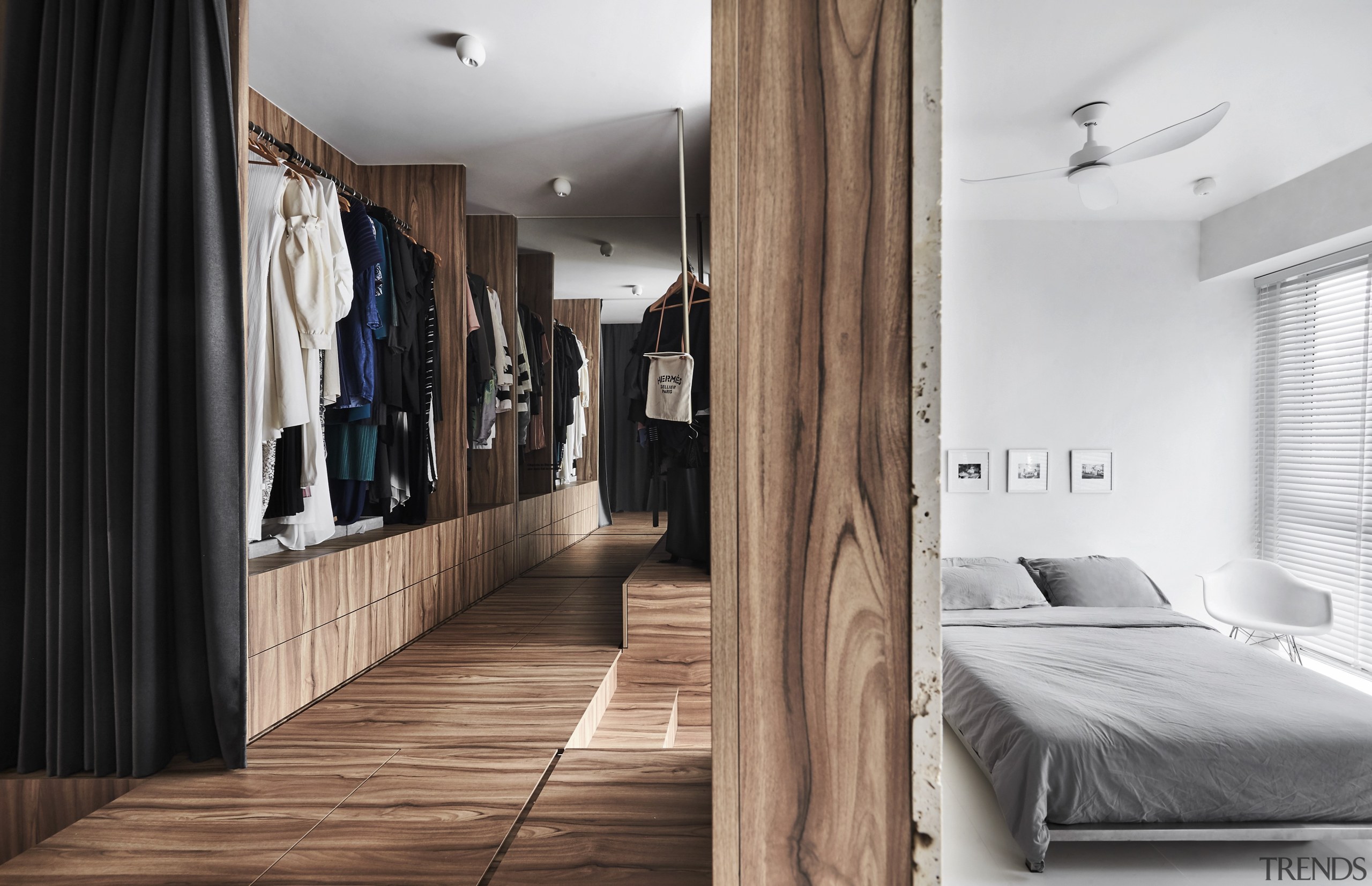 Level 1 – walk-in wardrobe. - Shared spaces 