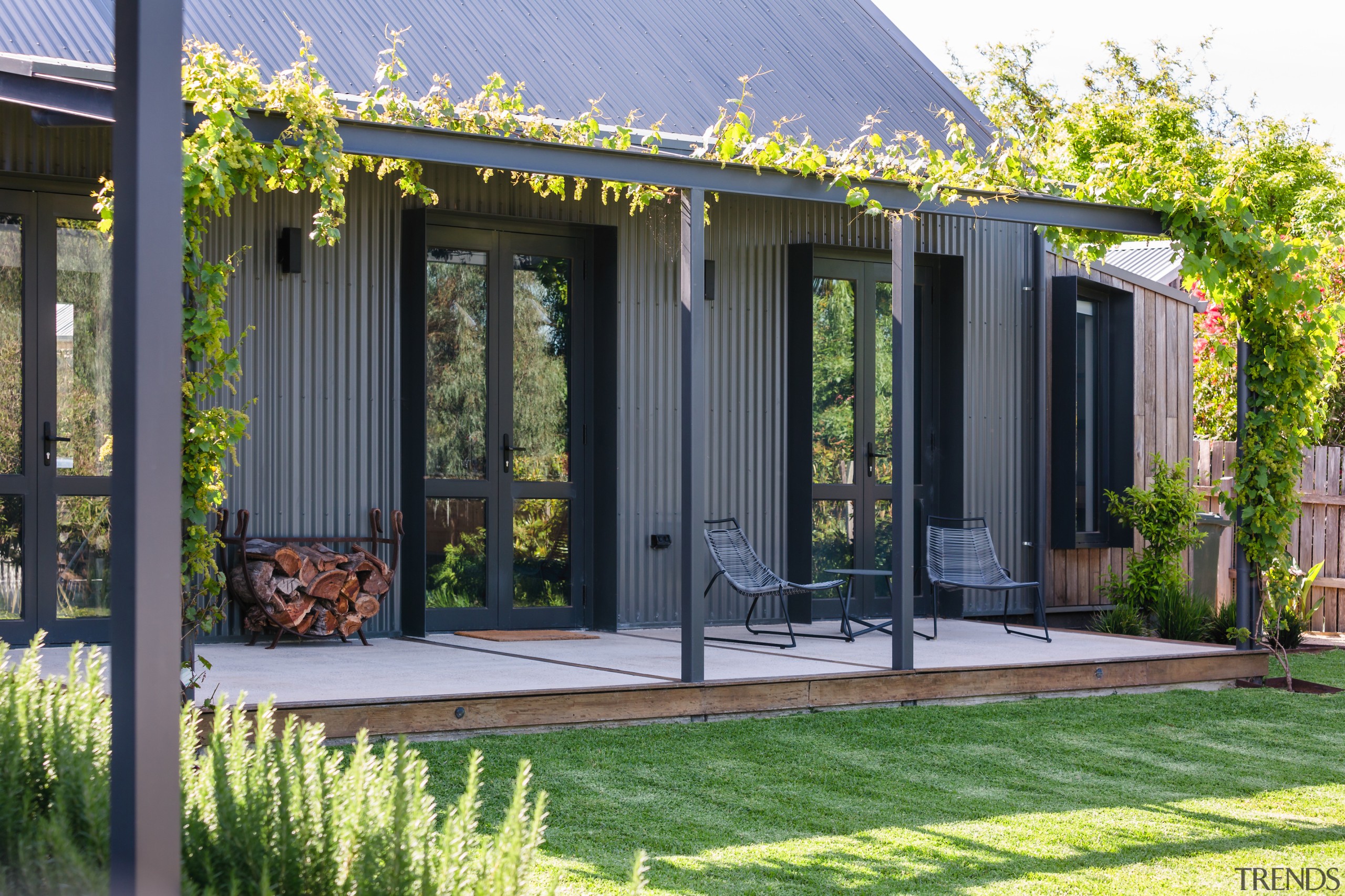 The nature infused cottage verandah. Design: Nadia Gill 