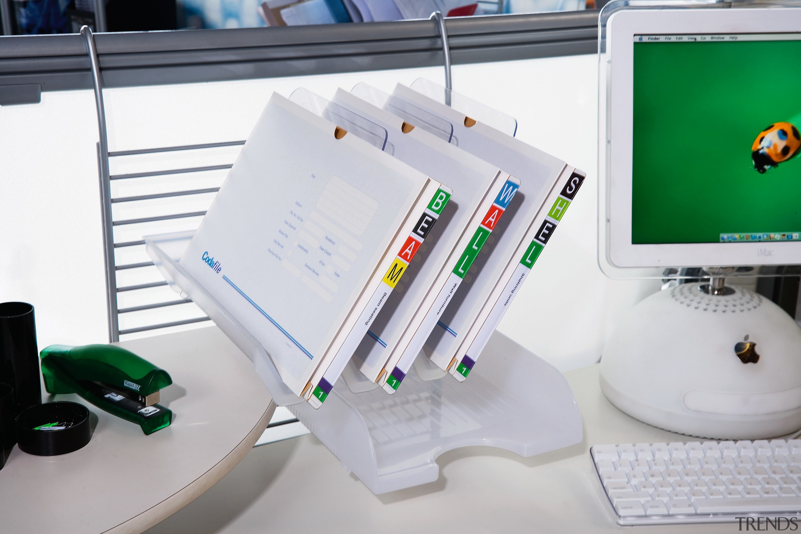 A view of some filing systems by Codafile. product, product design, technology, white