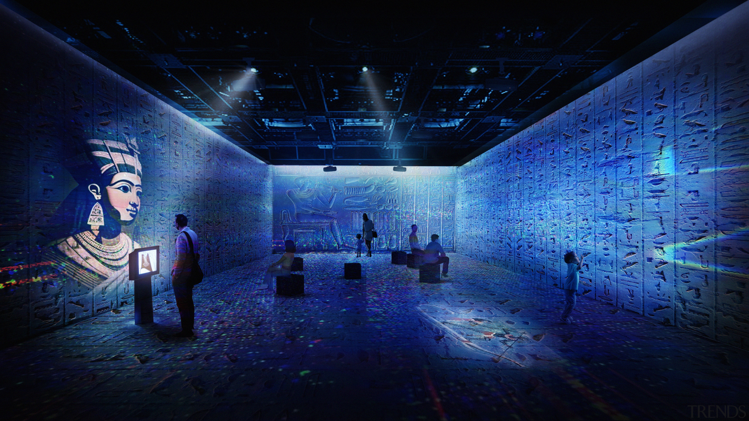 Multimedia space – © OMA. - Unwrapping the 