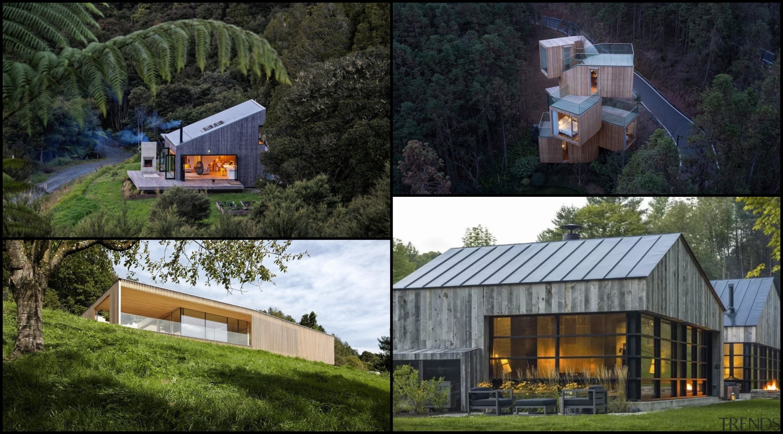 Our very best forest homes. - Our very architecture, cottage, home, house, hut, property, real estate, roof, shed, black, brown