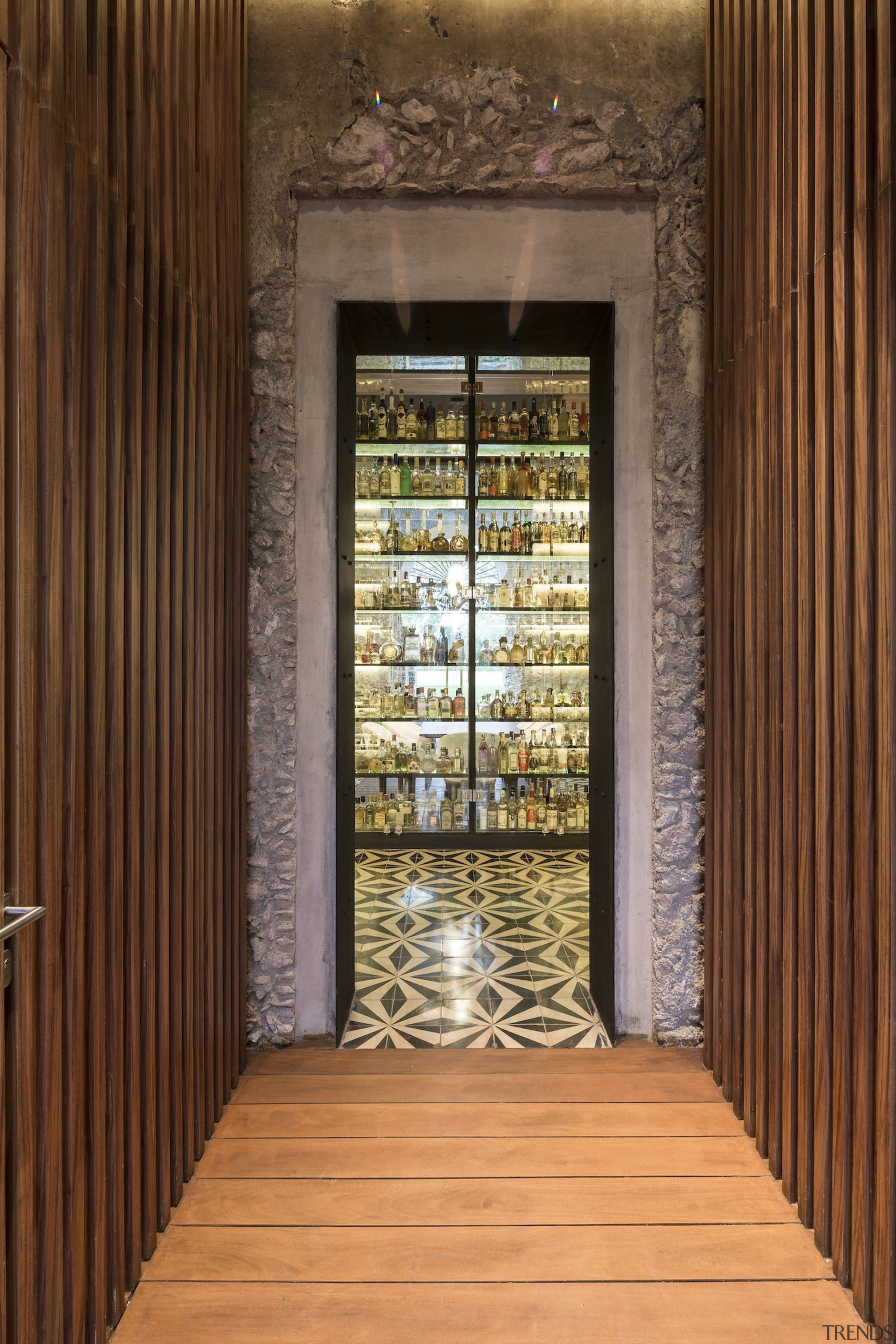  Architect: Central de Proyectos SCP door, interior design, lobby, wall, window, wood, brown