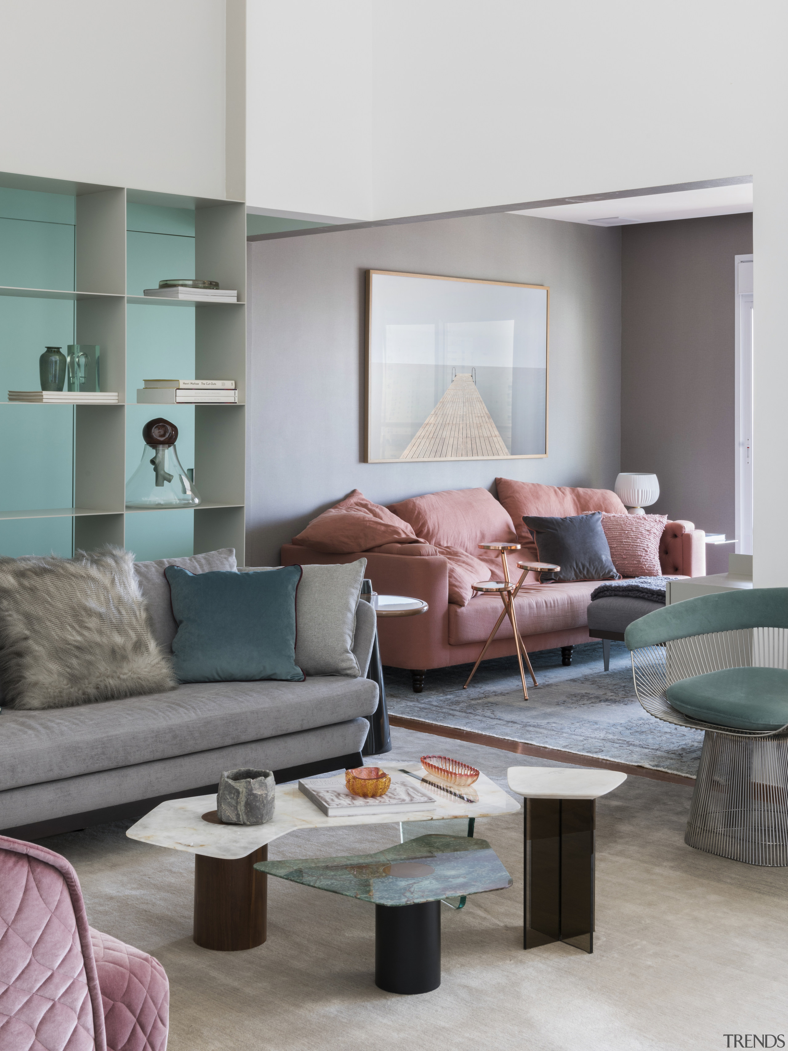 The comfortable-look Nouvelle sofa in the theatre room 