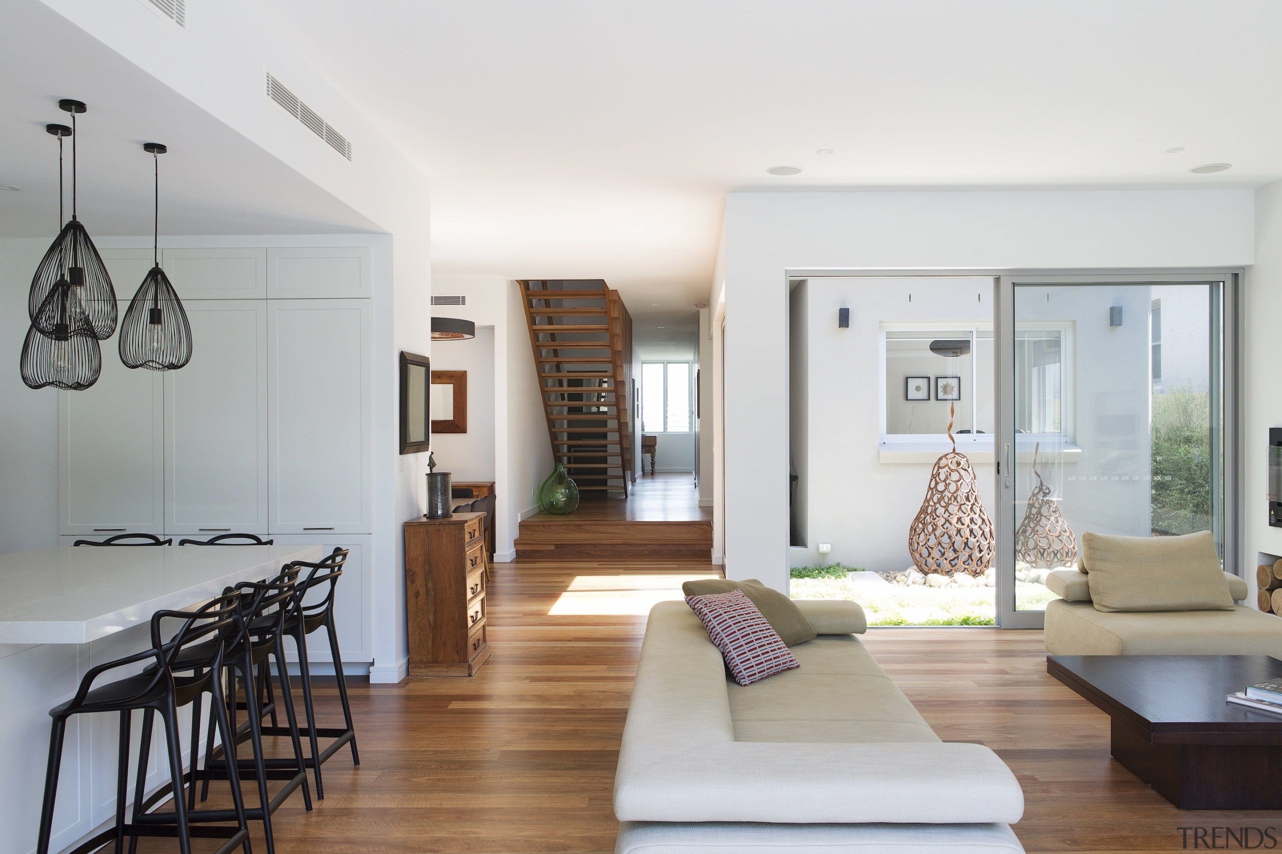 Winner – 2016 Tida Australian Designer Renovation architecture, ceiling, home, house, interior design, living room, real estate, room, gray, white