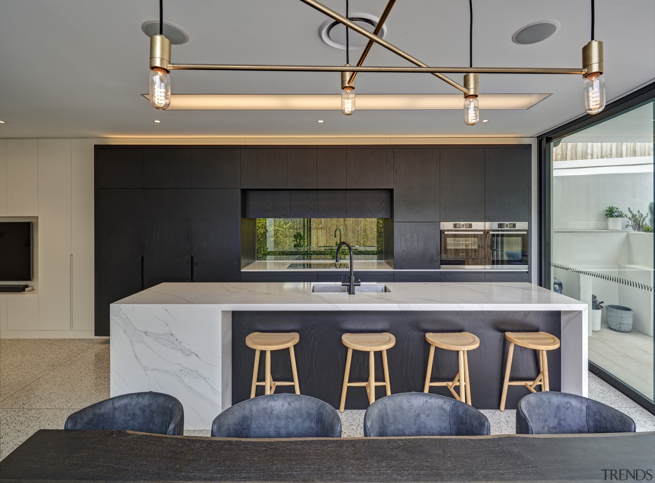 The design idea was to create a long 