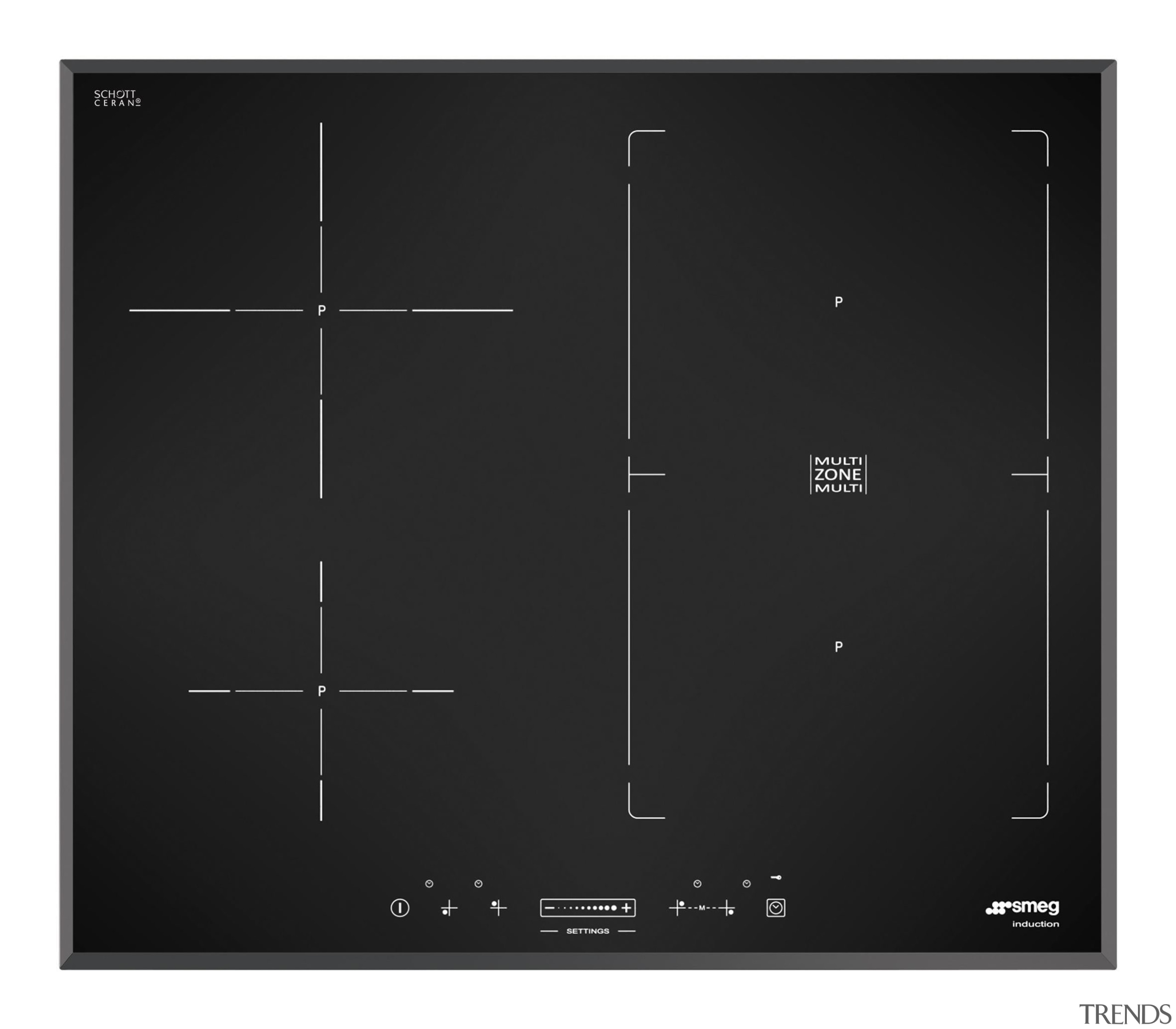 Smeg has a new induction cooktop collection with product, product design, black