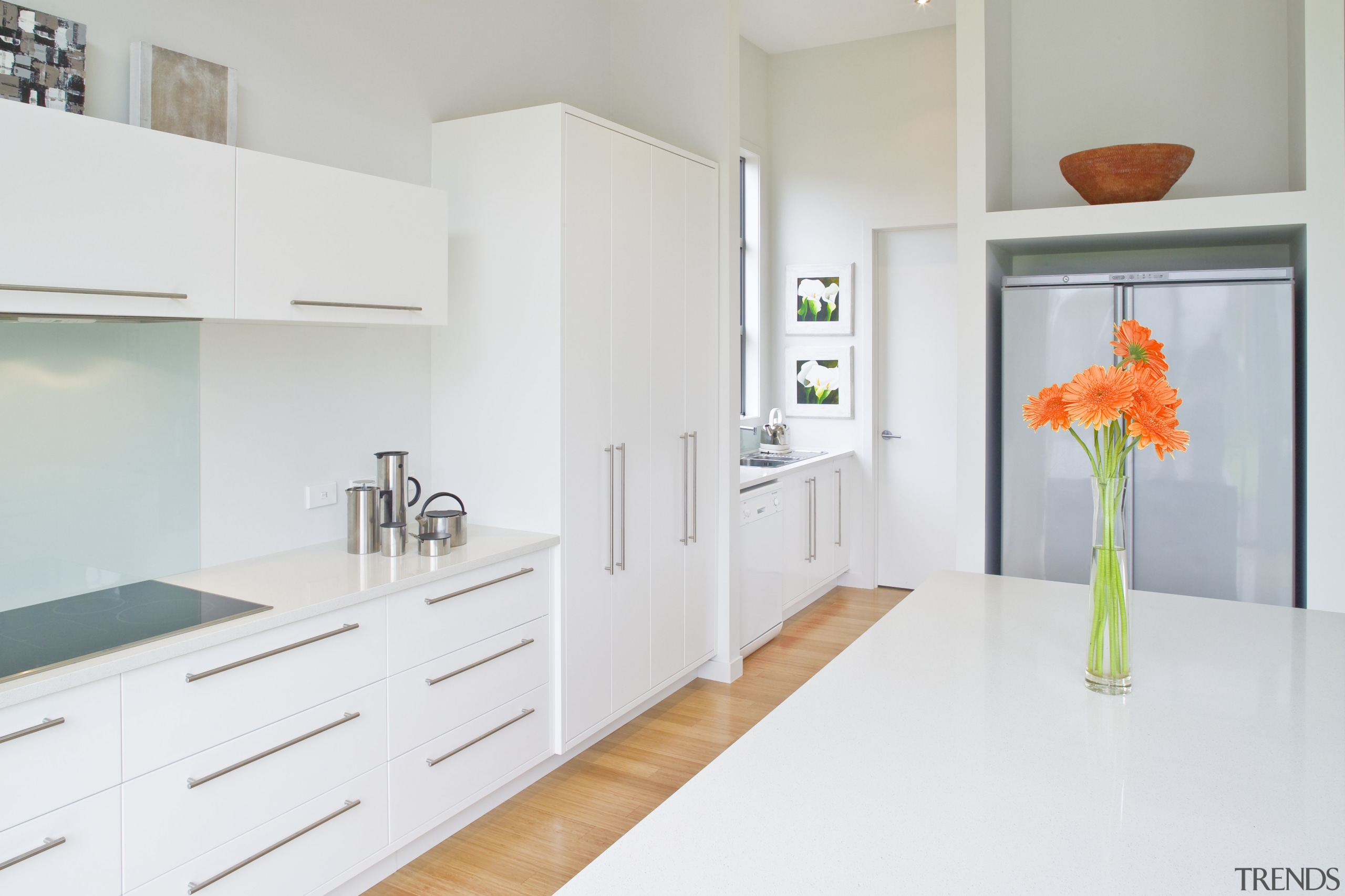 View of Kitchen by Apollo Bathroom &amp; Kitchen. countertop, home, home appliance, interior design, kitchen, product design, room, white