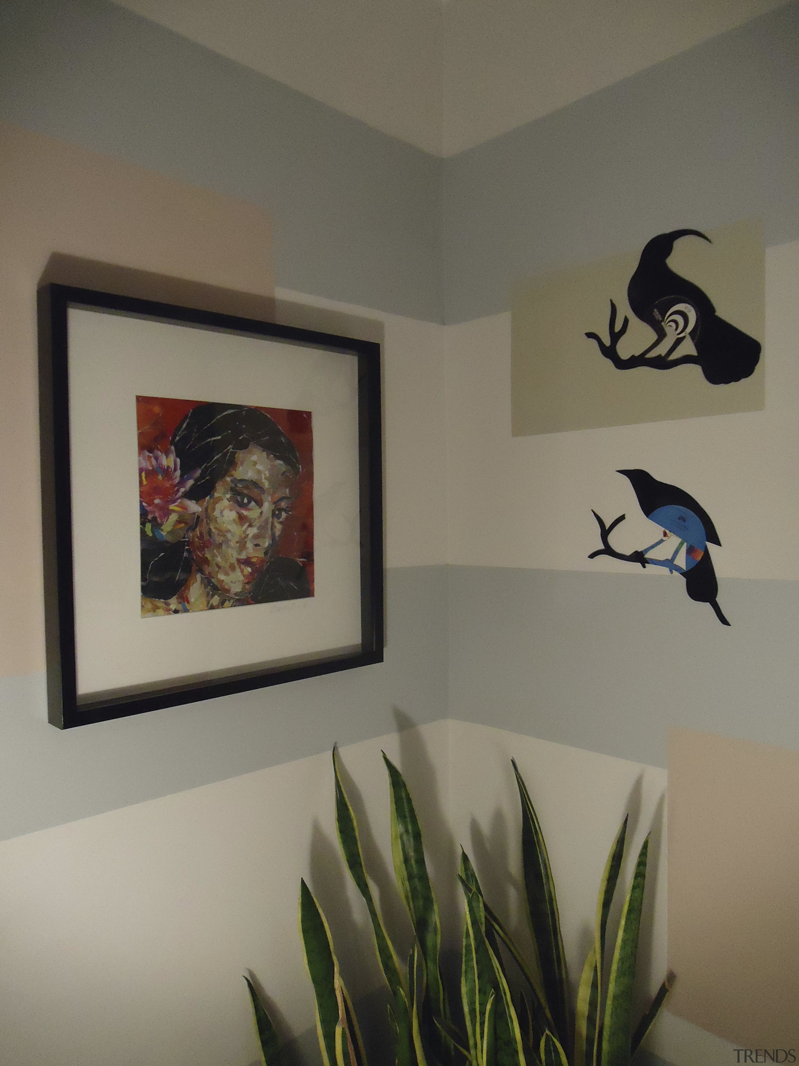 This bathroom is painted in Resene SpaceCote Low art, art exhibition, art gallery, exhibition, house, interior design, modern art, museum, painting, room, tourist attraction, gray