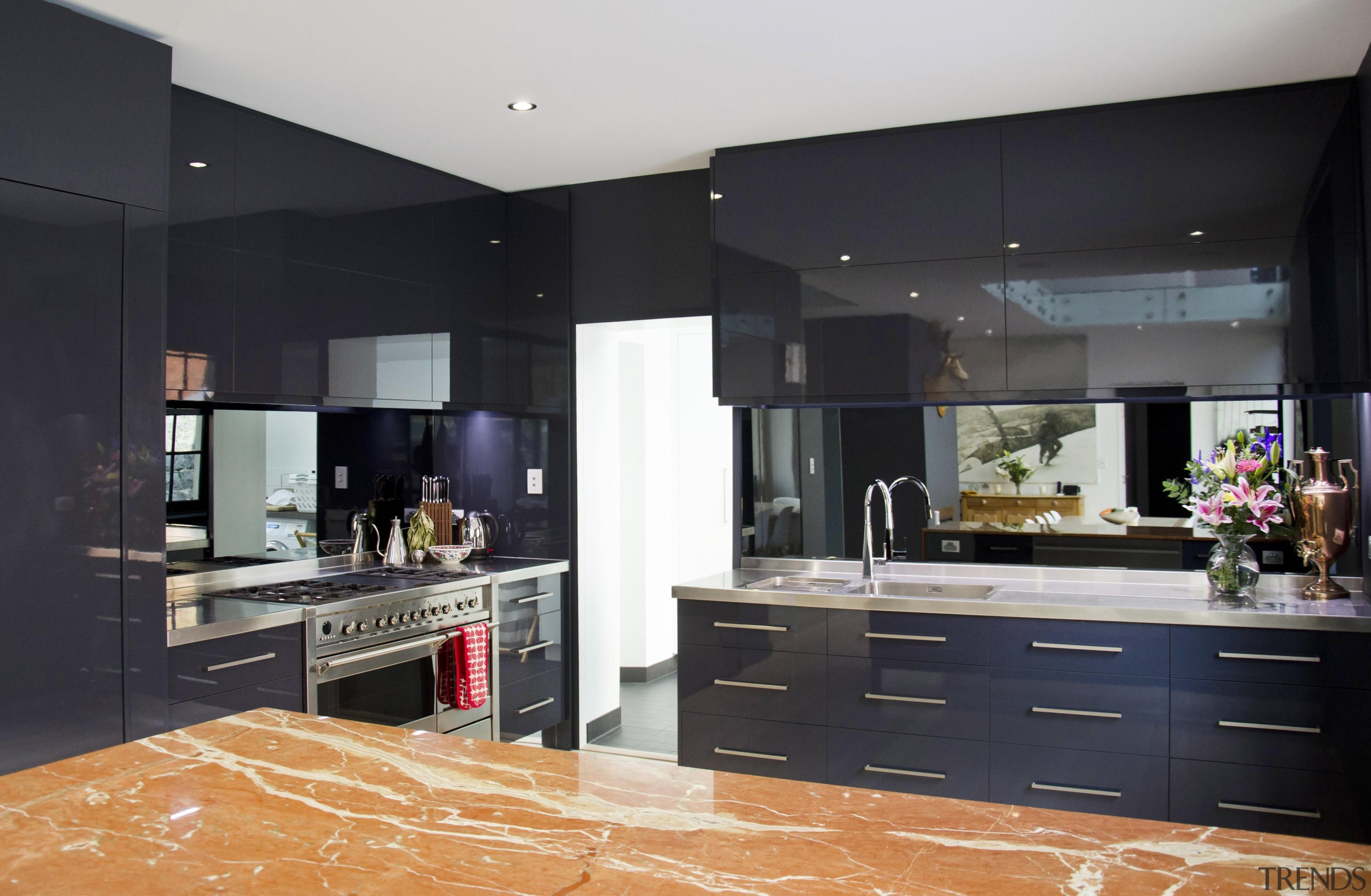 Winner Kitchen of the Year 2013 Tasmania Region cabinetry, countertop, cuisine classique, floor, flooring, interior design, kitchen, real estate, room, black