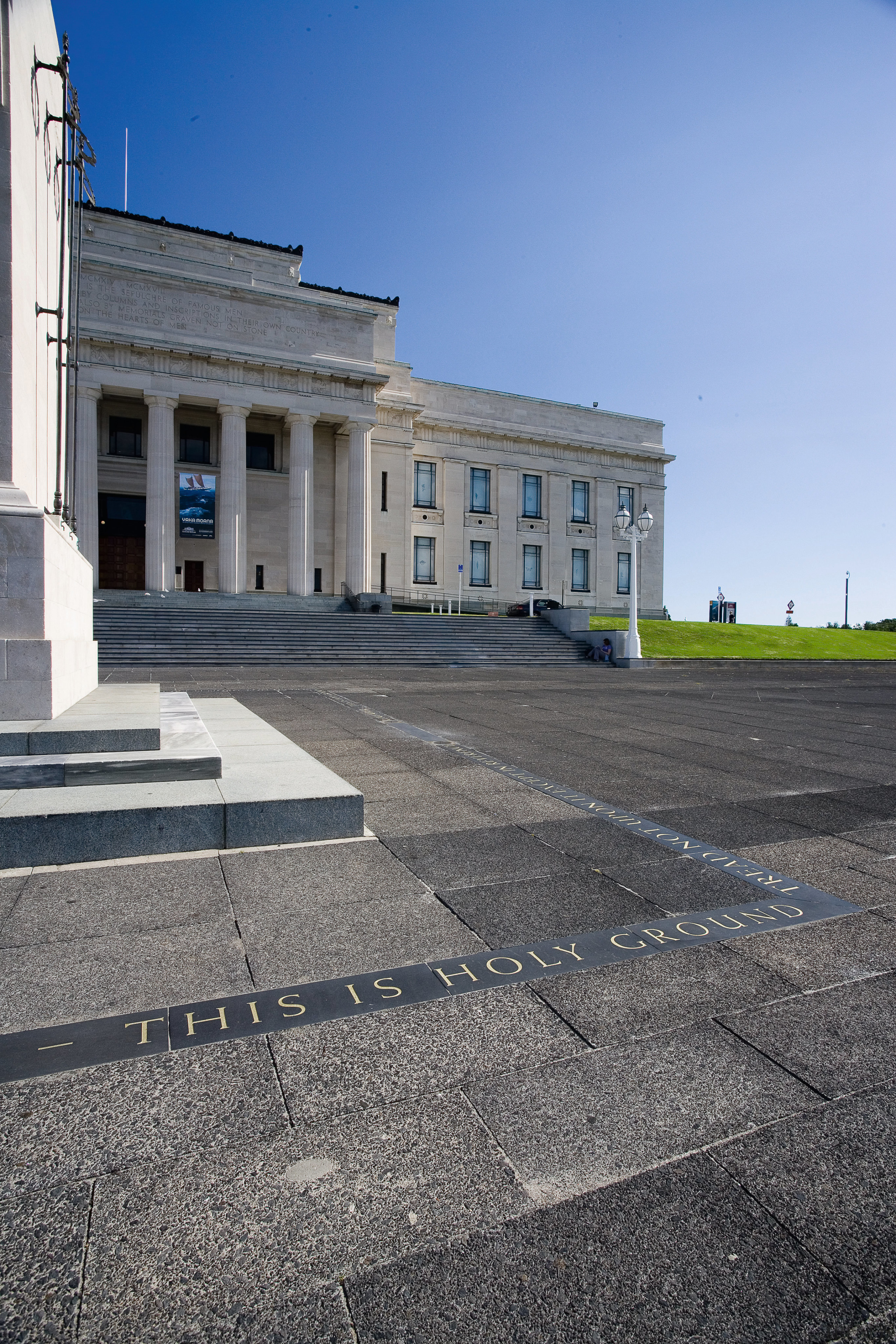 A view of some Basalt pavers from Trethewey architecture, asphalt, building, daytime, estate, facade, house, landmark, line, residential area, road surface, sky, structure, gray, teal