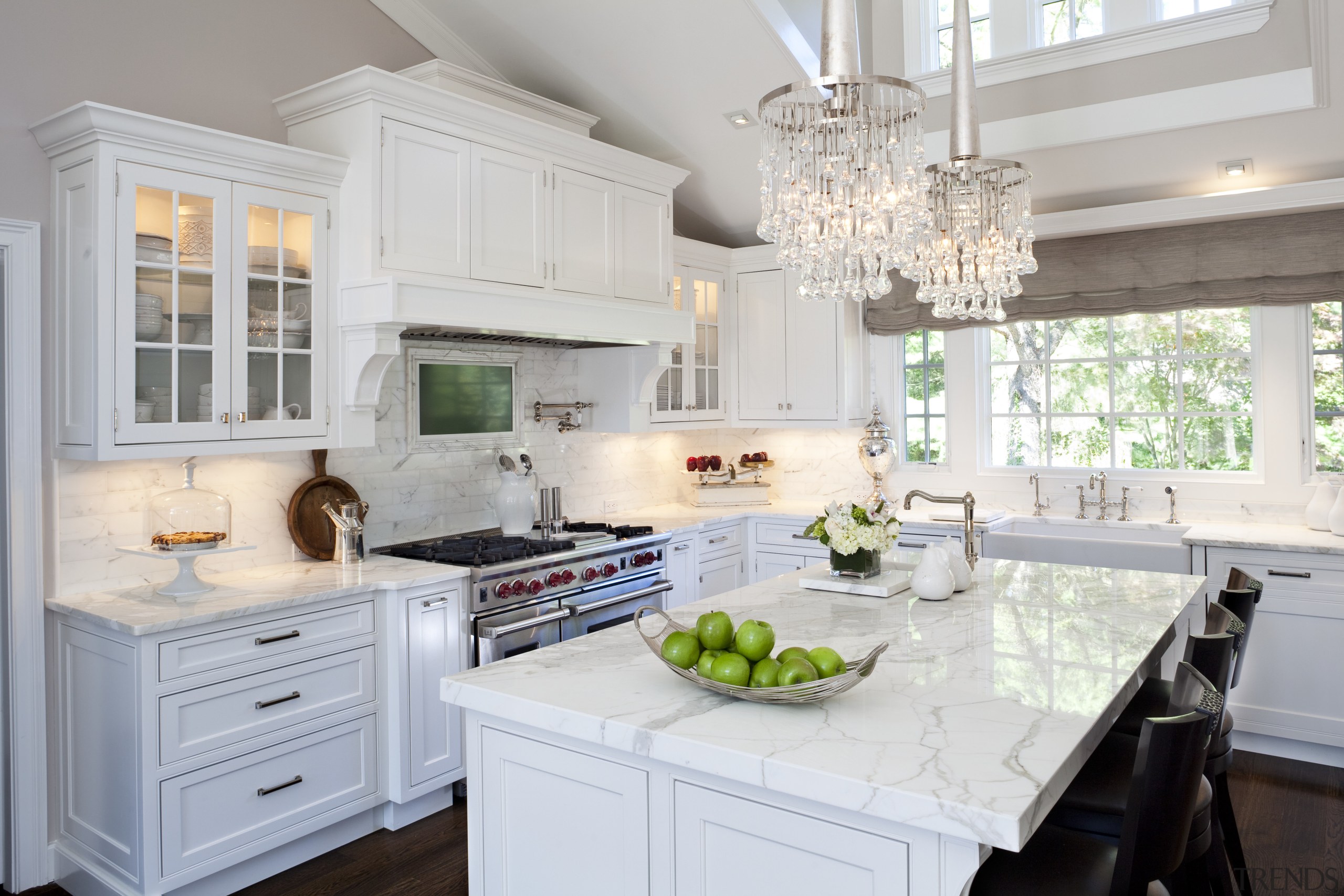 A view of a kitchen designed by Iris cabinetry, countertop, cuisine classique, home, interior design, kitchen, room, window, white, gray