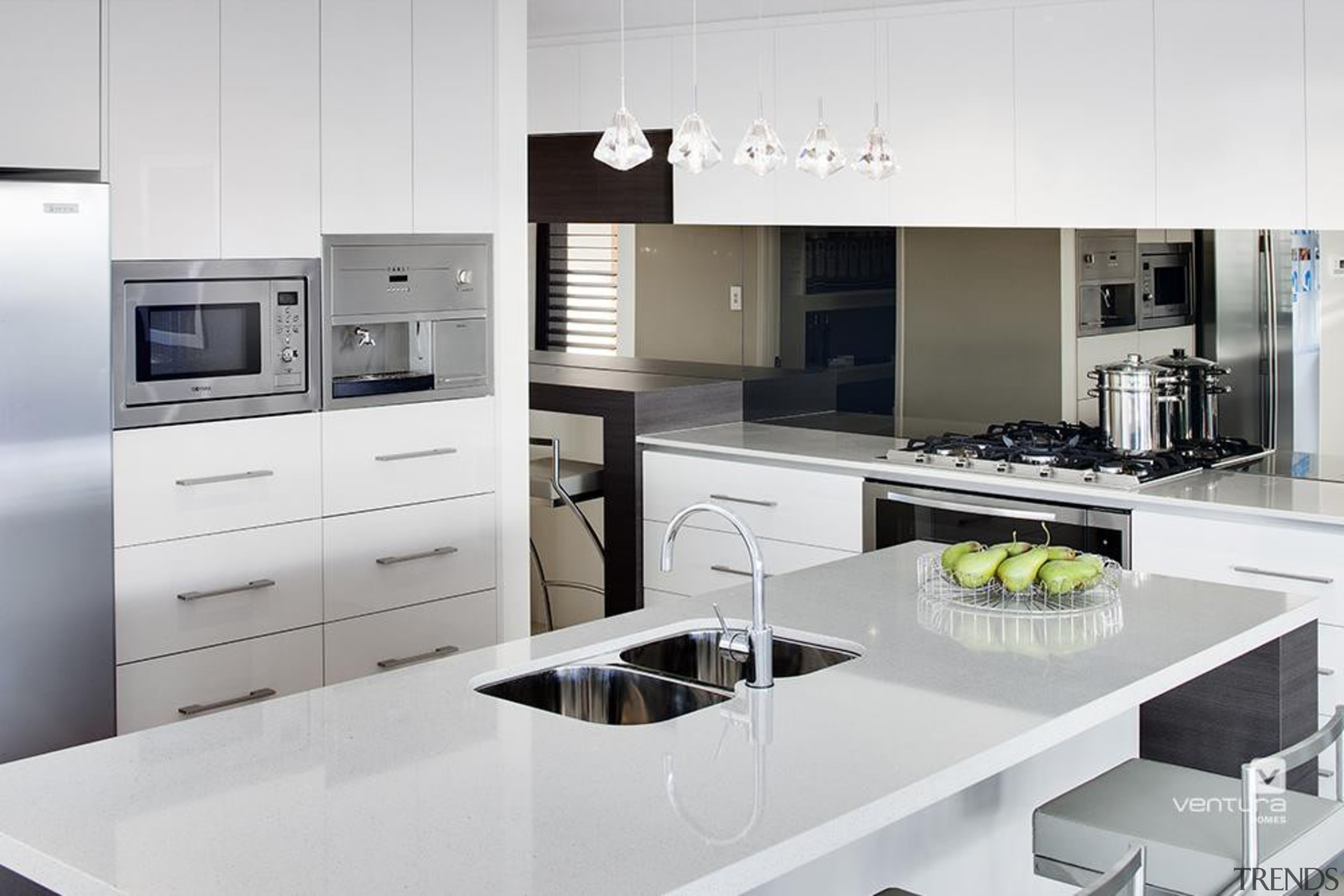 Kitchen design. - The New Dimension Display Home countertop, cuisine classique, home appliance, interior design, kitchen, kitchen appliance, kitchen stove, major appliance, product, product design, small appliance, white