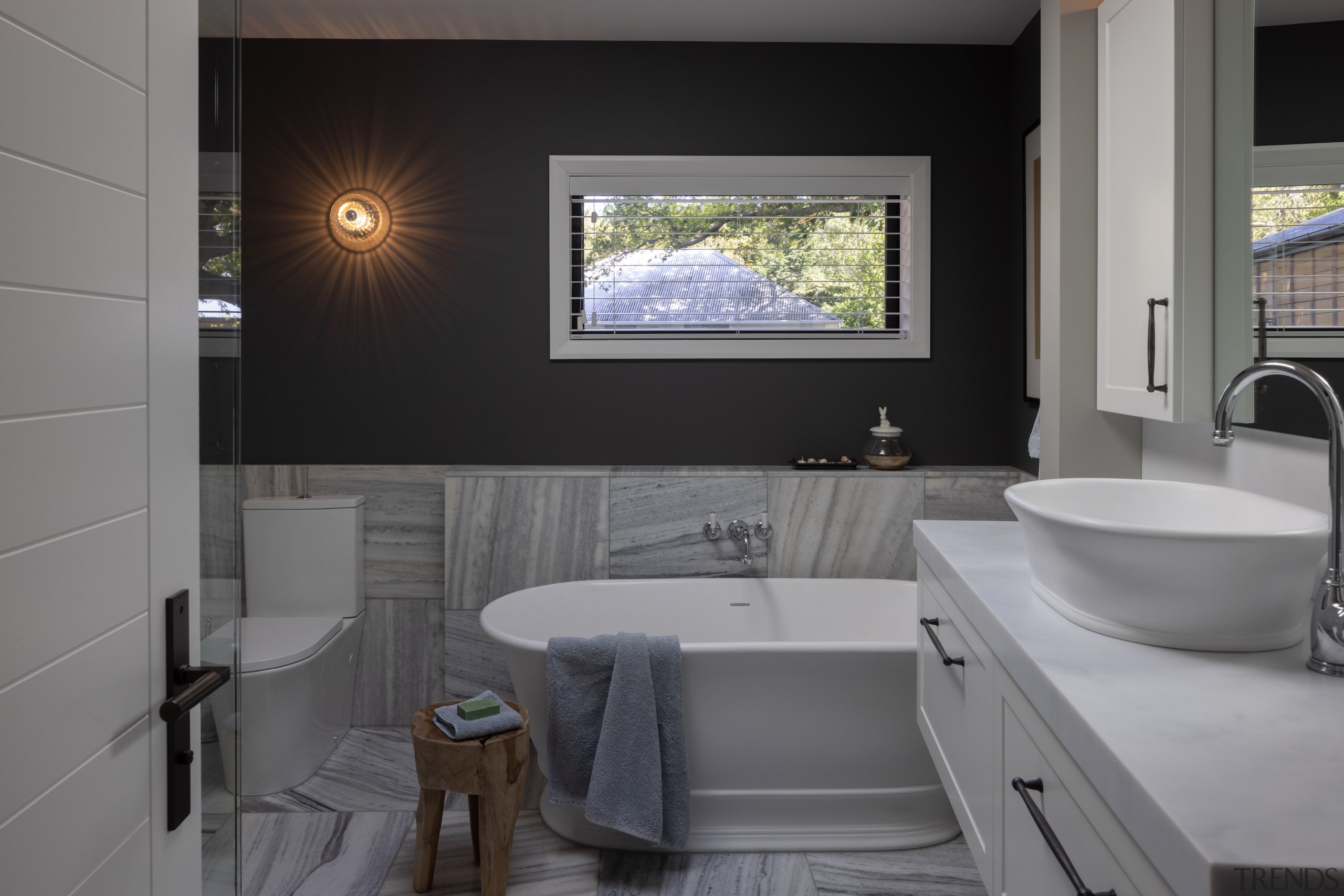 The reinvented master bathroom. - From farmhouse to 