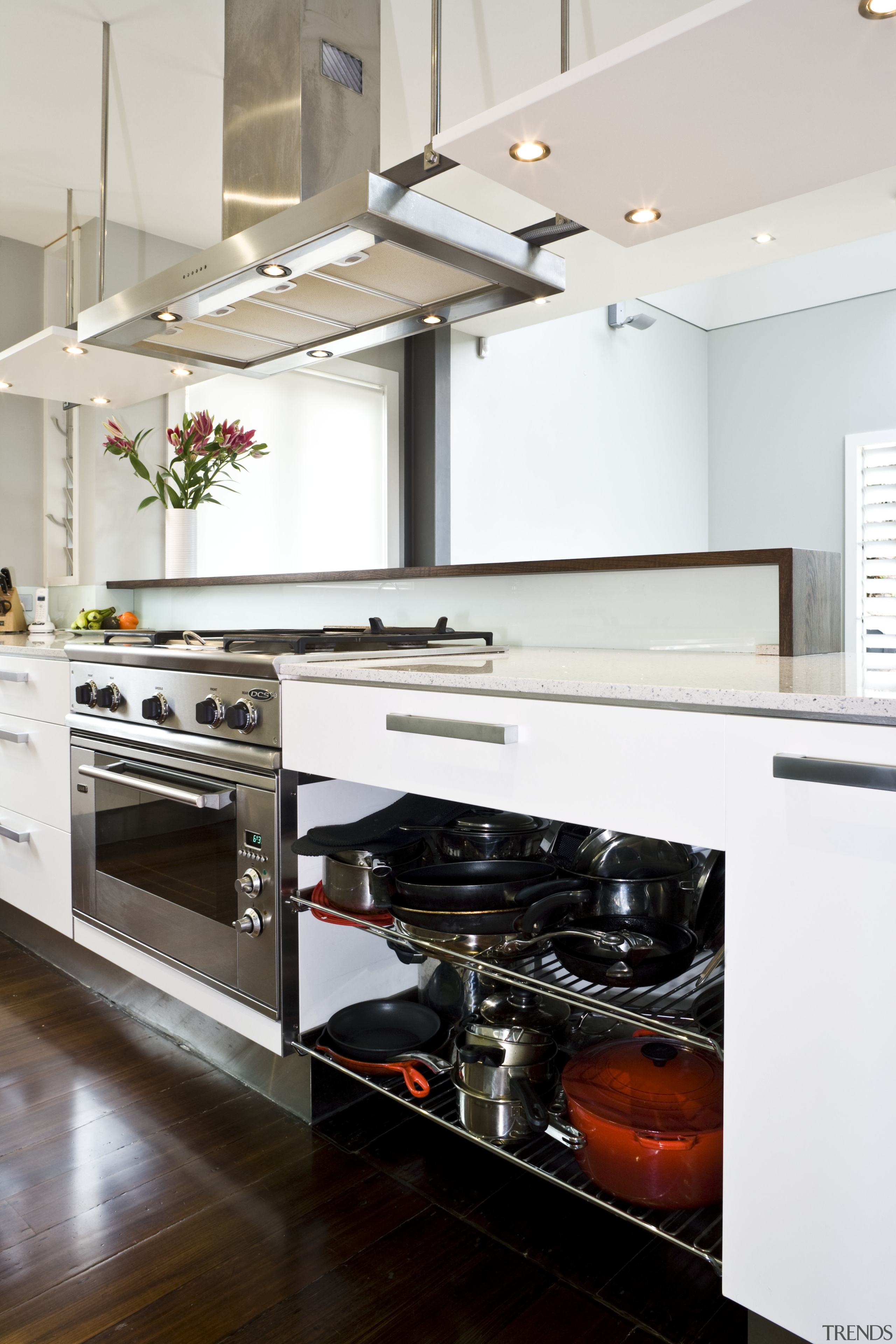 Image of kitchen designed by Rob Hendrickx for cabinetry, countertop, cuisine classique, home appliance, interior design, kitchen, kitchen appliance, kitchen stove, room, white