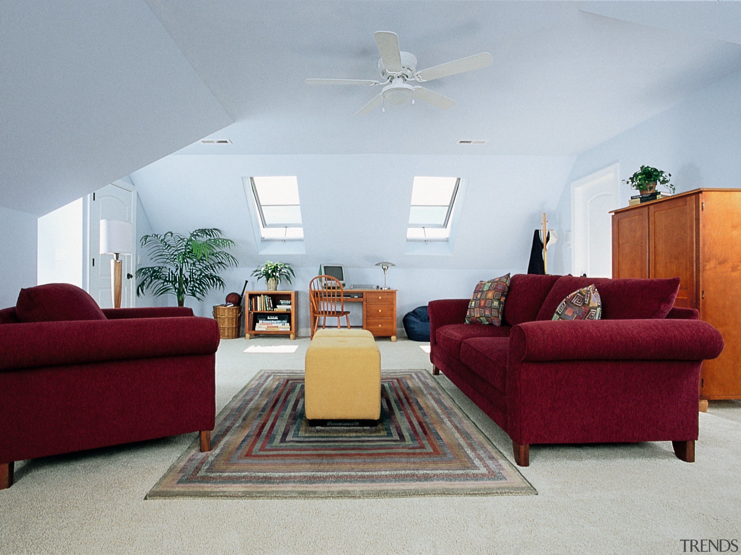 View of the lounge area - View of ceiling, couch, furniture, home, interior design, living room, property, real estate, room, suite, gray