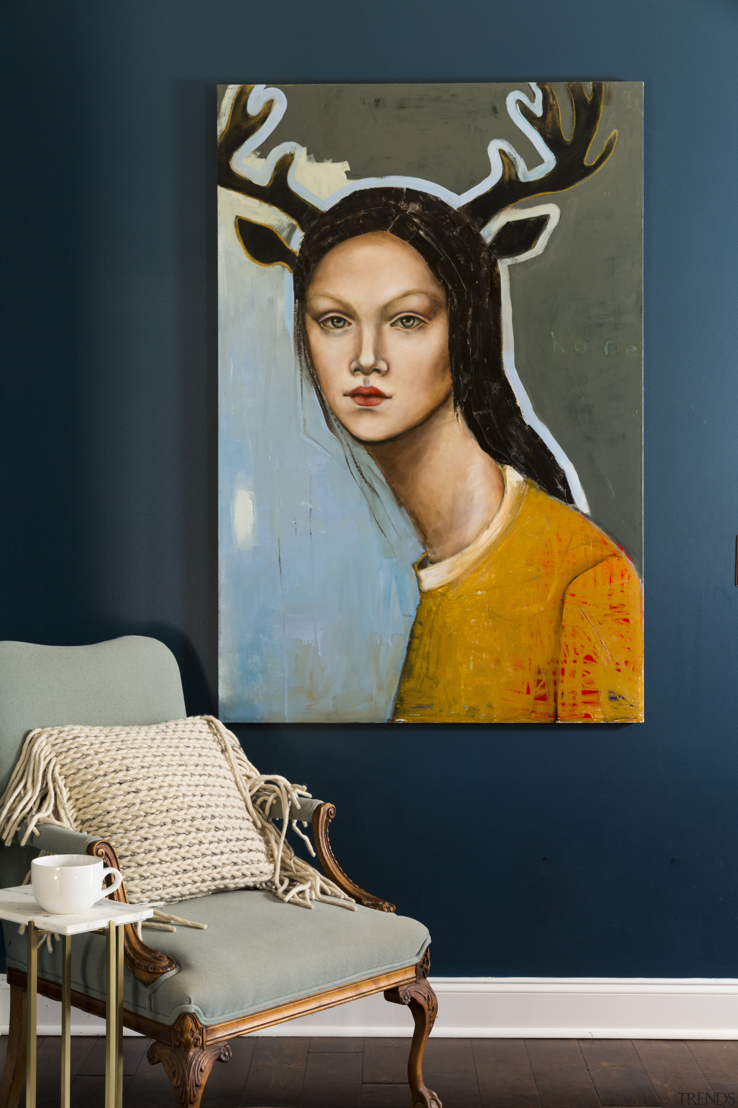 The interior is, as intended, spooky, dark and 