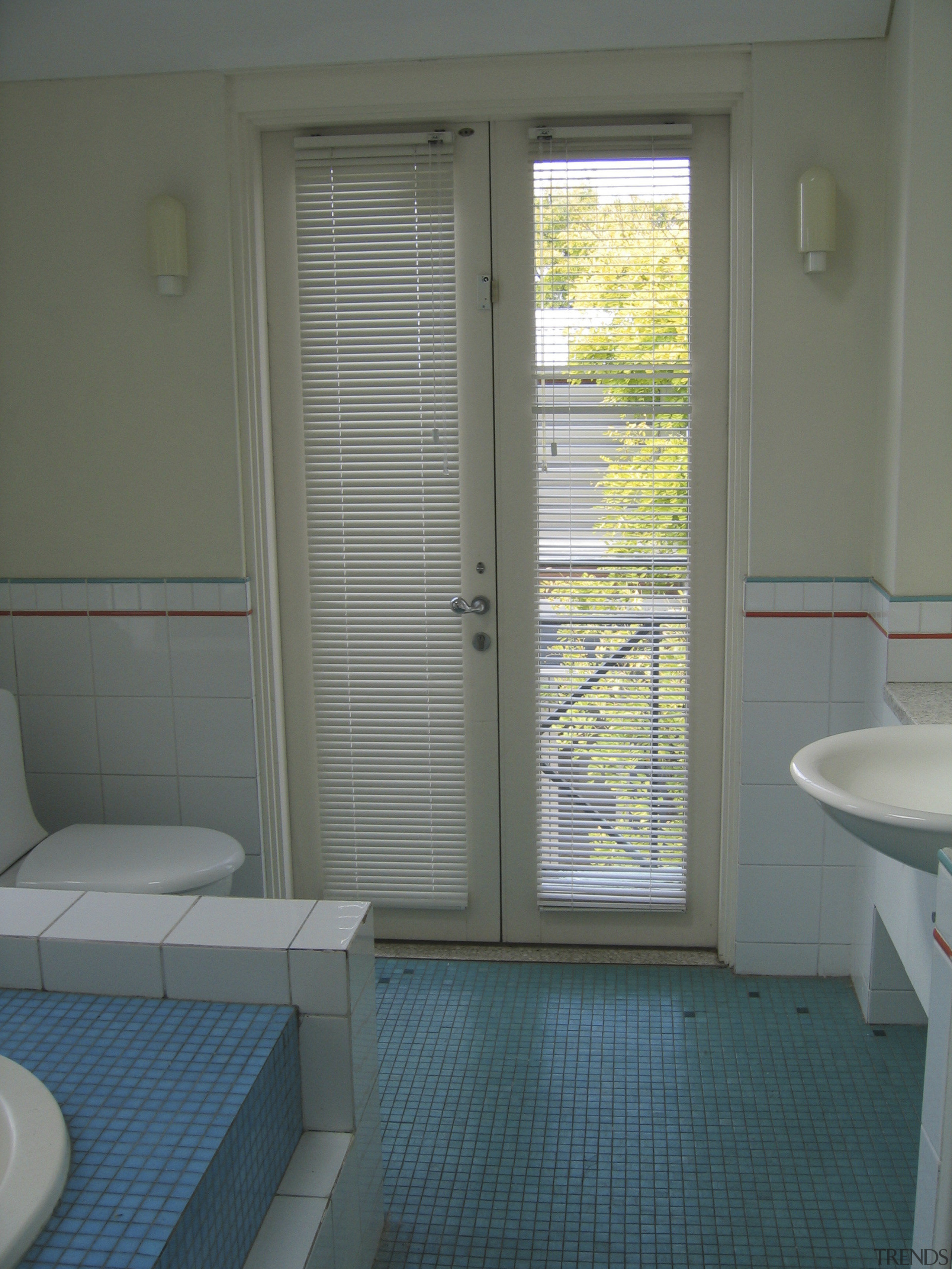 Before image of a bathroom in a Victorian bathroom, daylighting, door, floor, home, house, interior design, property, real estate, room, window, window covering, window treatment, gray