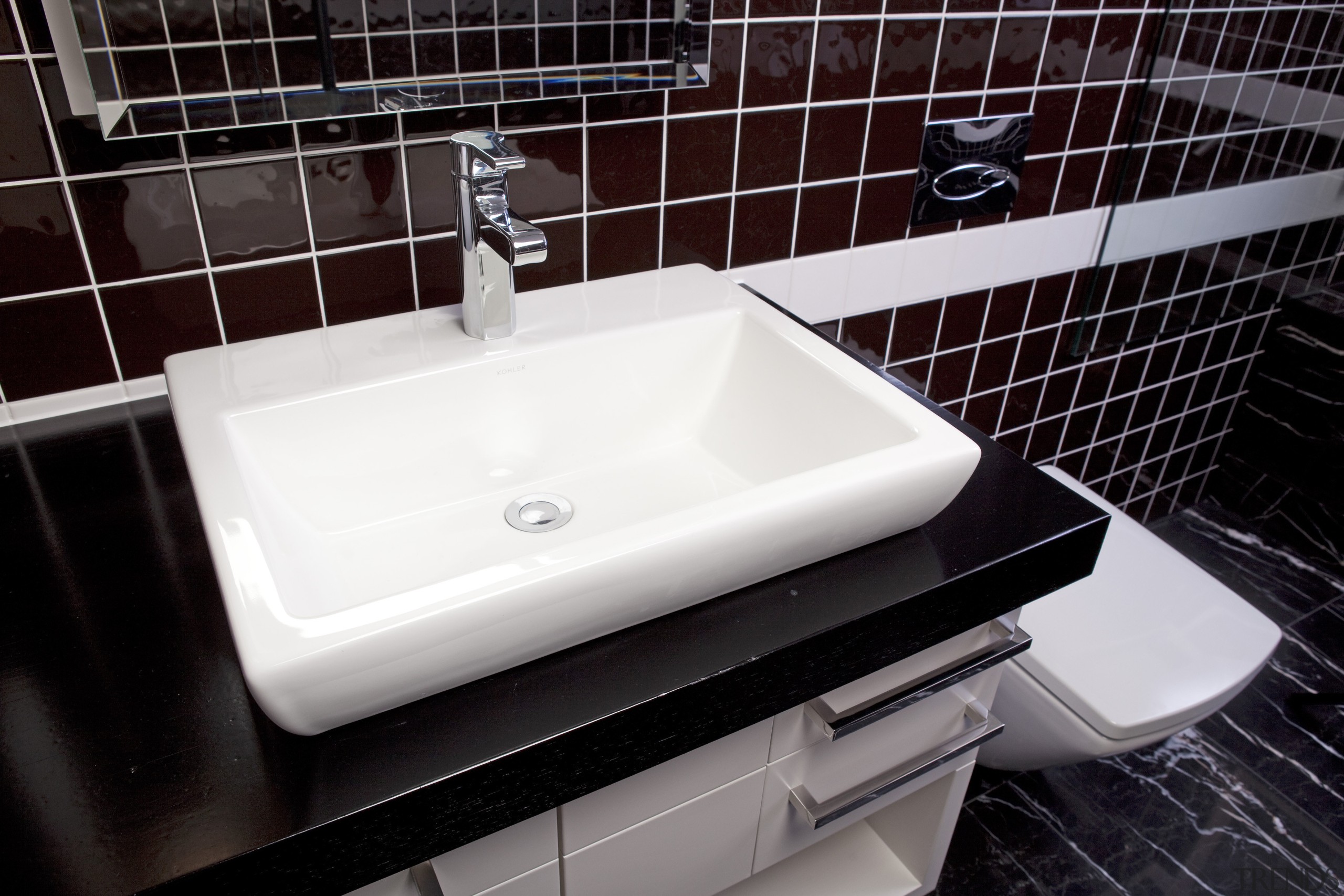 Bathroomware from Mico Bathrooms. - Bathroomware from Mico bathroom, bathroom sink, countertop, plumbing fixture, product design, sink, tap, tile, black