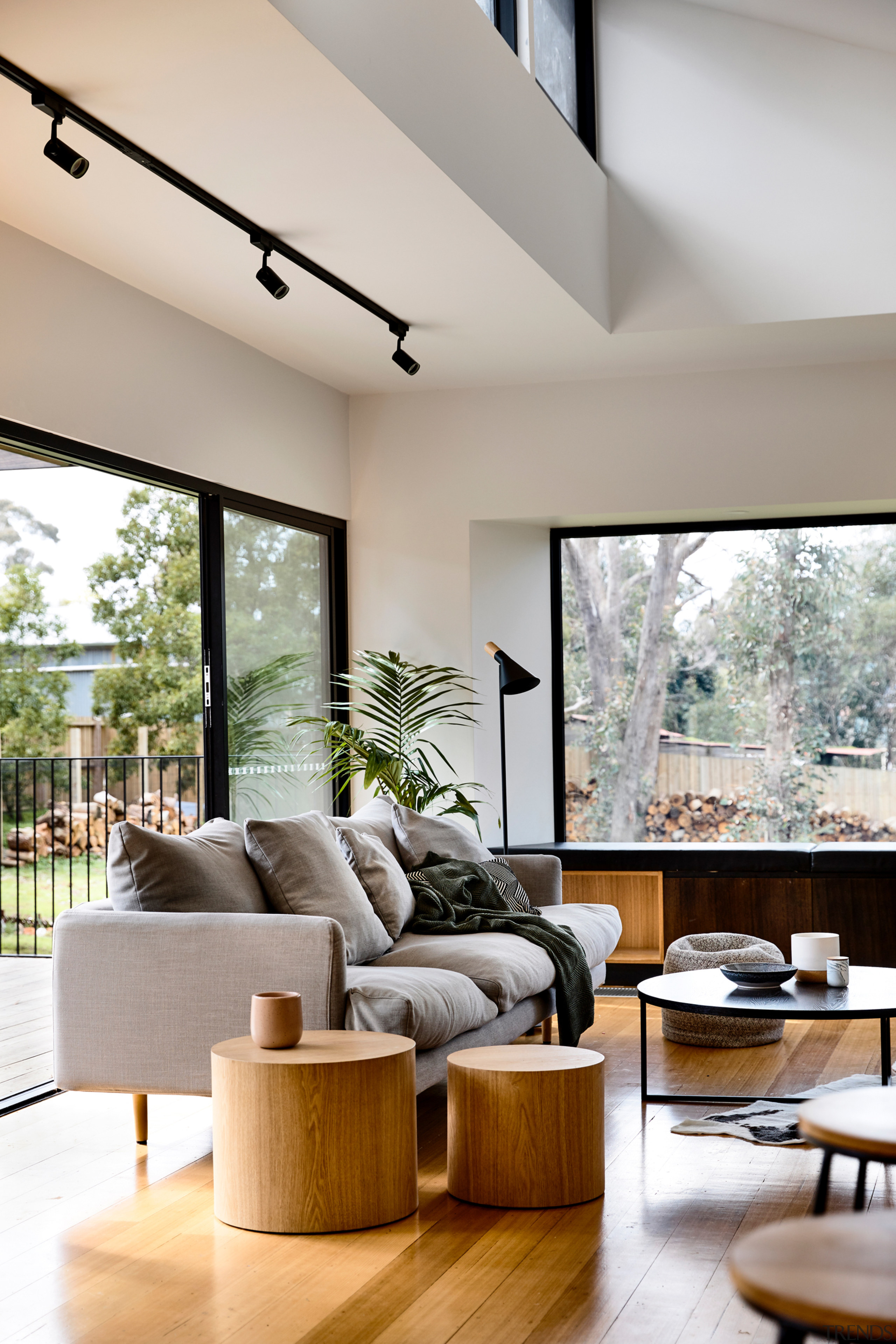Clerestory windows contribute to a design that responds 