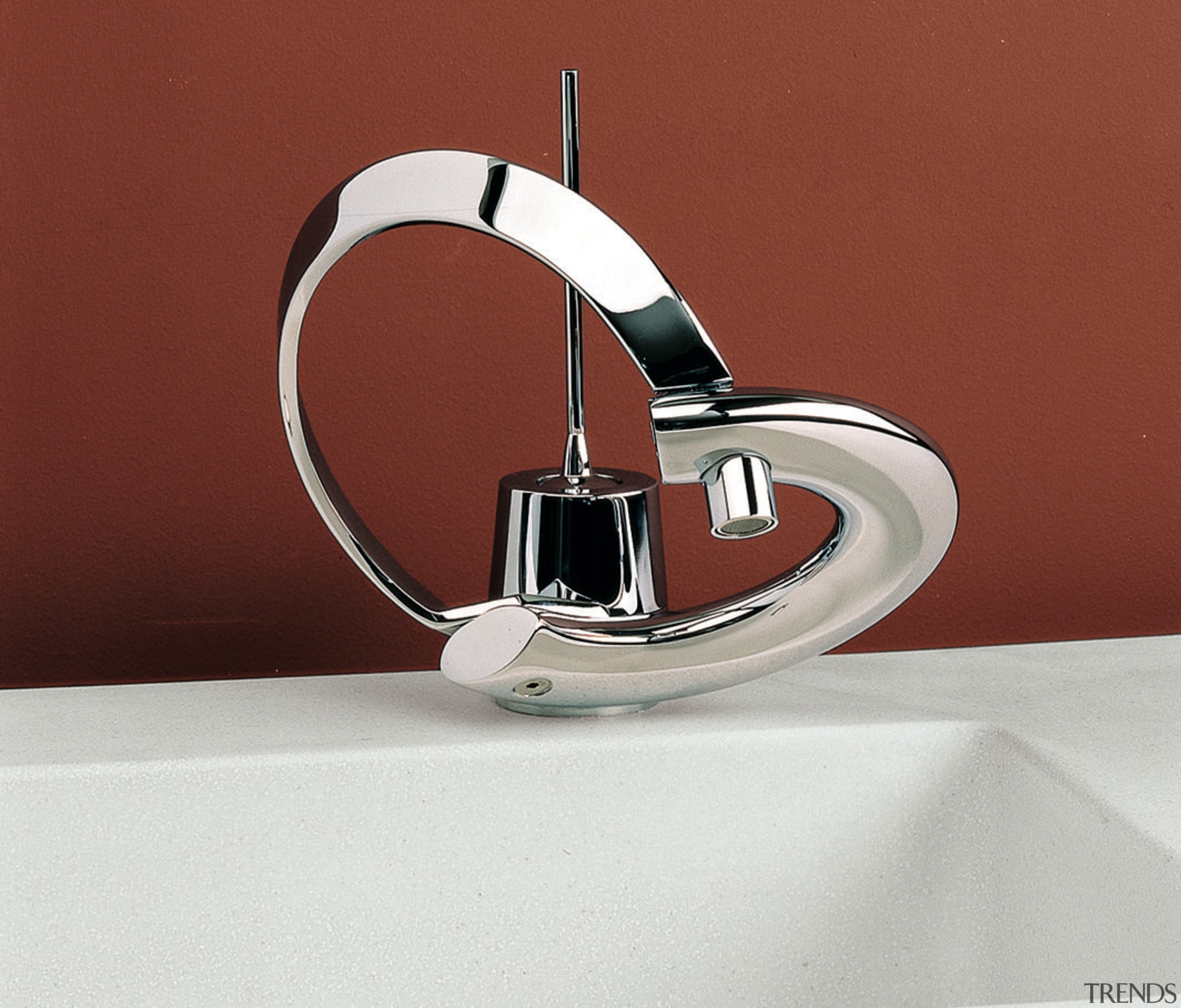 Chrome Faucet. - Chrome Faucet. - plumbing fixture plumbing fixture, product design, tap, red, white