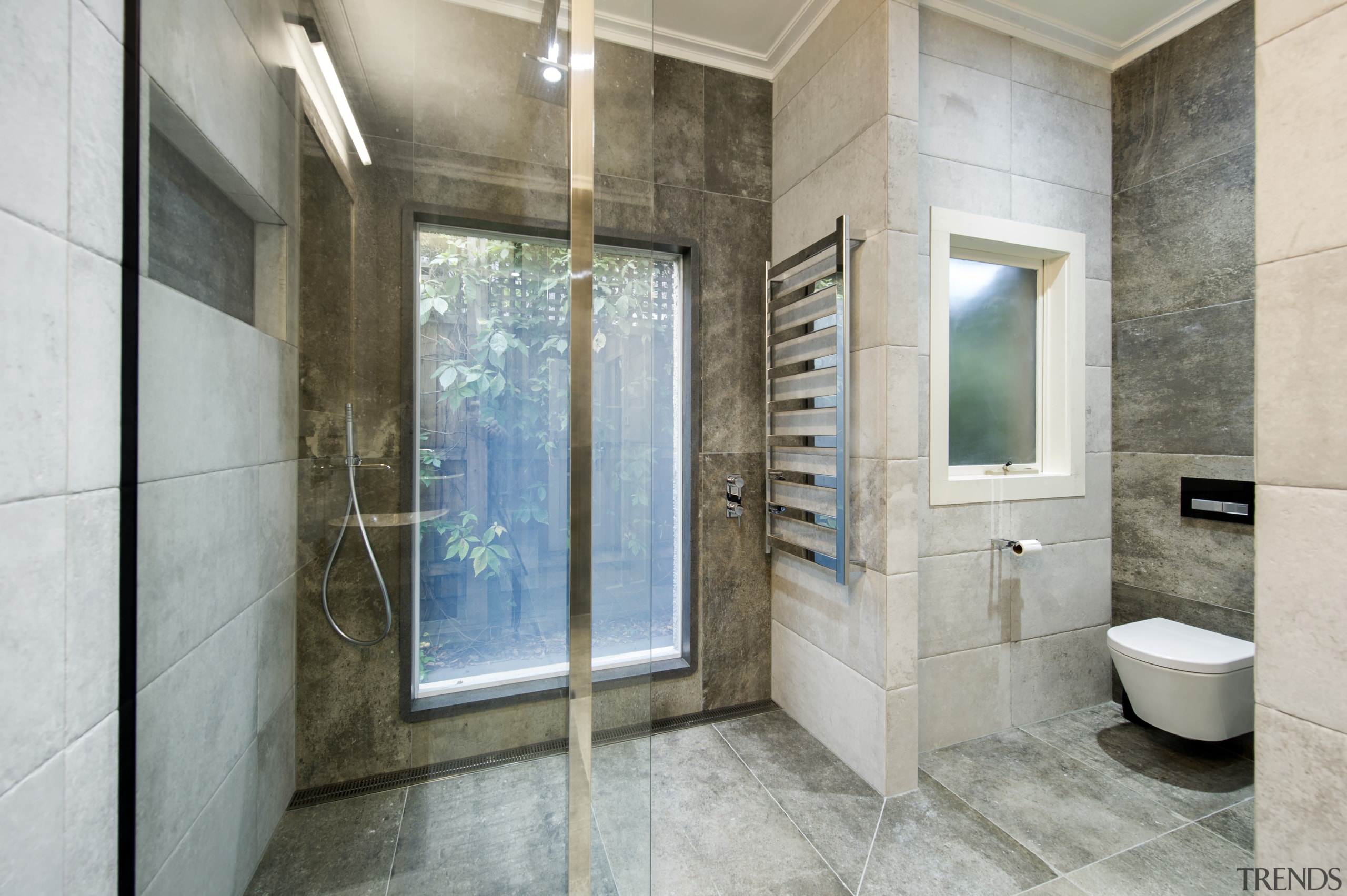 No comfort spared  unseen luxurious touches in bathroom, estate, floor, interior design, real estate, room, tile, gray