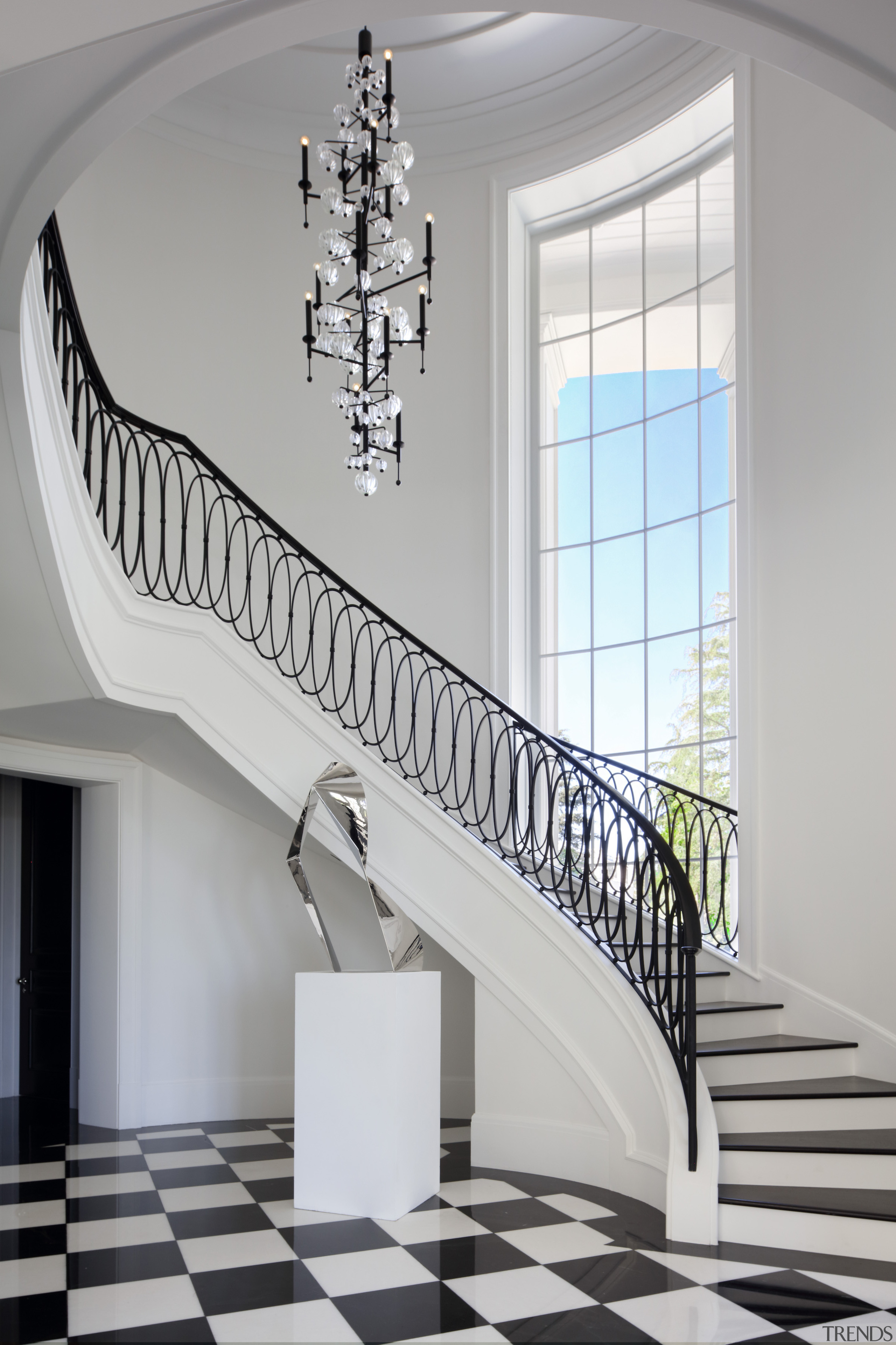 Architect Richard Landry: “For this stair, we applied 