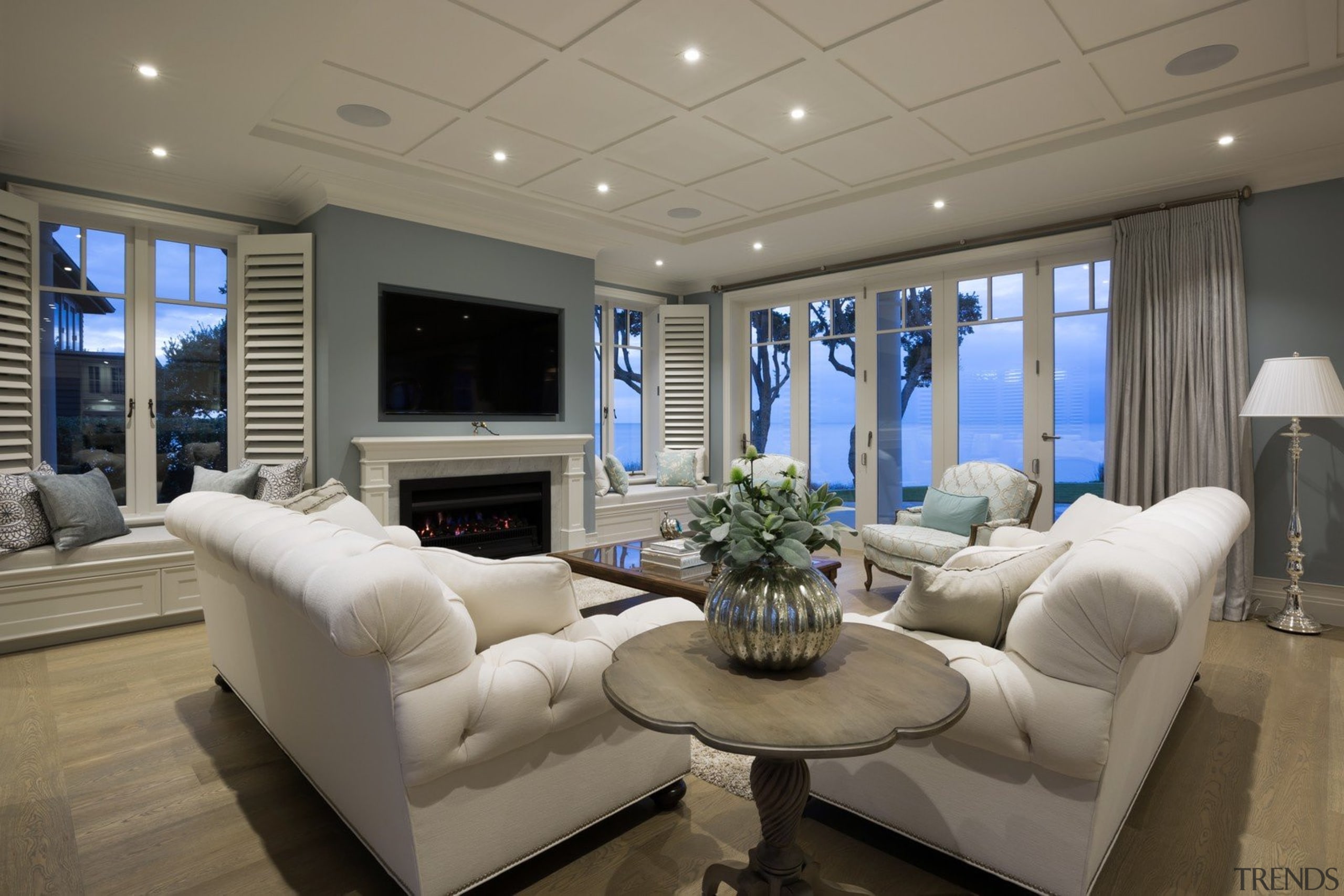 Living area - Living area - ceiling | ceiling, home, interior design, living room, penthouse apartment, property, real estate, room, gray