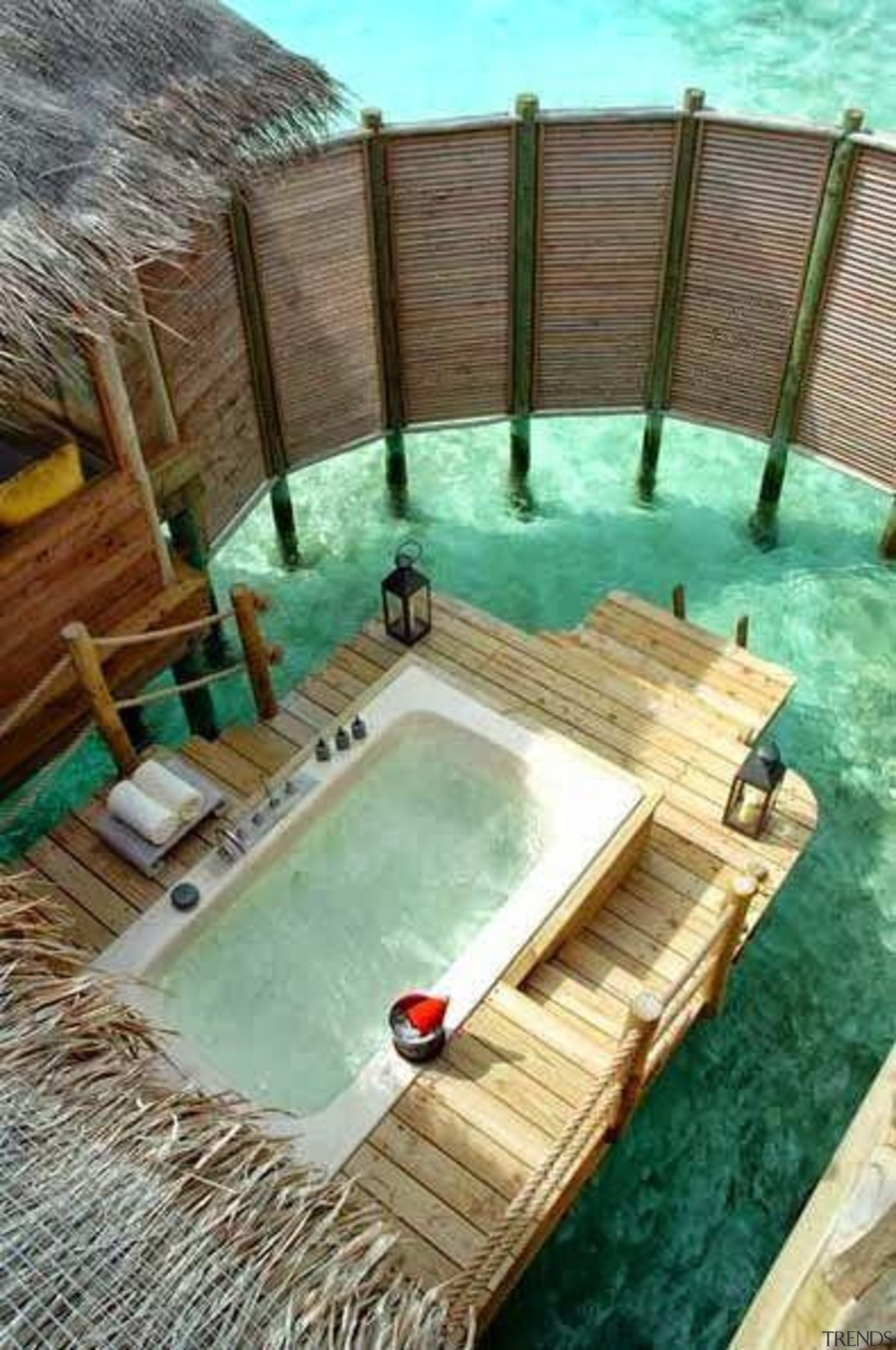 yes please...anytime! Outdoor bathtub - Out of this jacuzzi, leisure, property, swimming pool, wood, brown