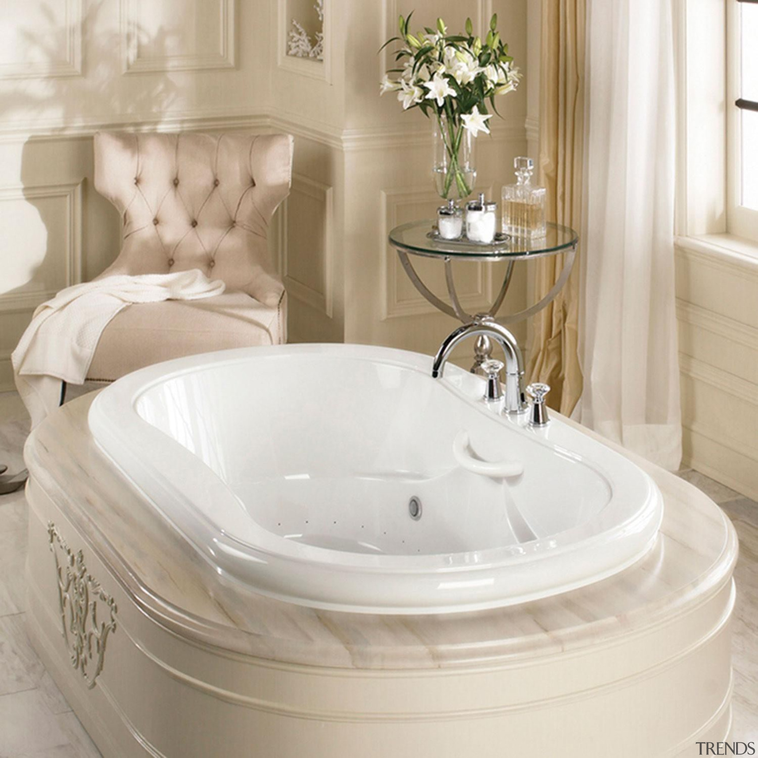 A cutting-edge design with a unique Victorian charm. bathroom, bathroom sink, bathtub, ceramic, plumbing fixture, product, product design, sink, tap, toilet seat, gray