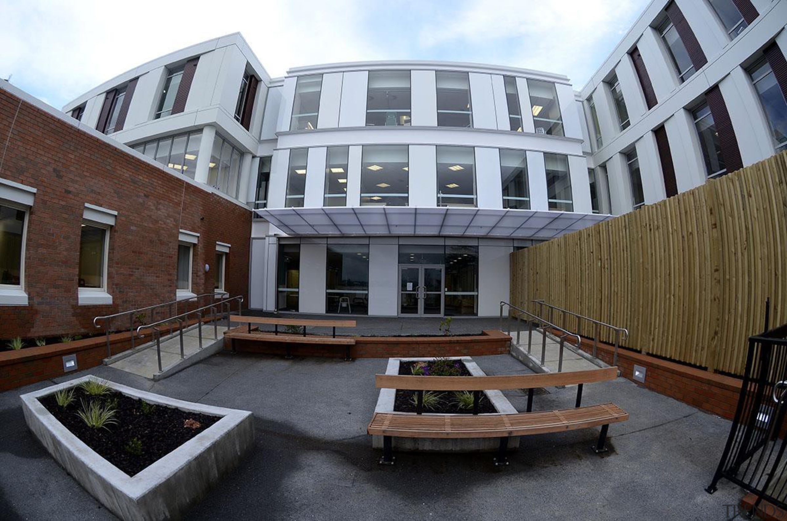 NOMINEEWaikato District Health Board - Older Persons and... apartment, architecture, building, courtyard, estate, home, house, property, real estate, window, gray