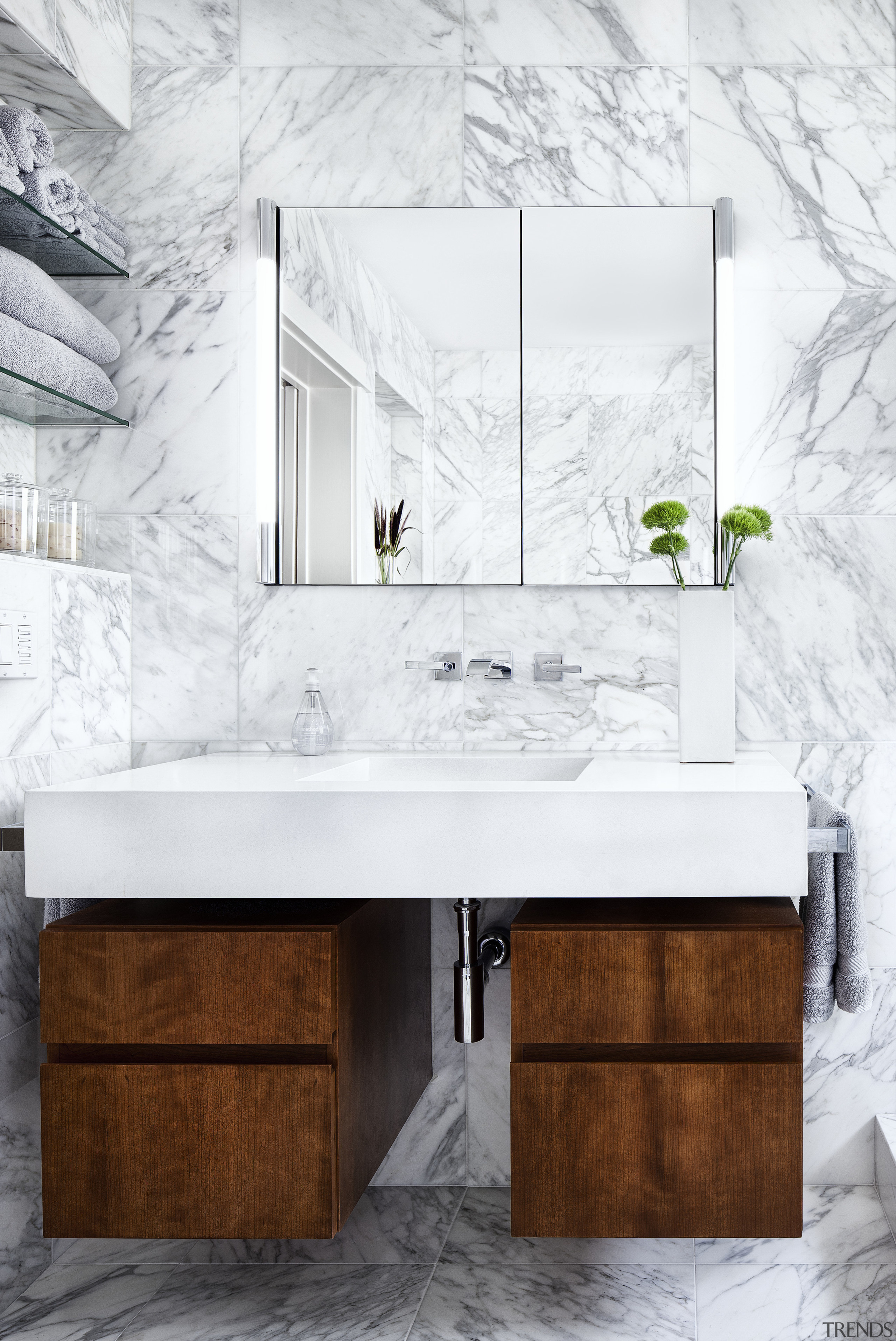 Marble bathroom renovation - Marble bathroom renovation - bathroom, bathroom accessory, bathroom cabinet, countertop, floor, furniture, home, interior design, product design, sink, tap, wall, white