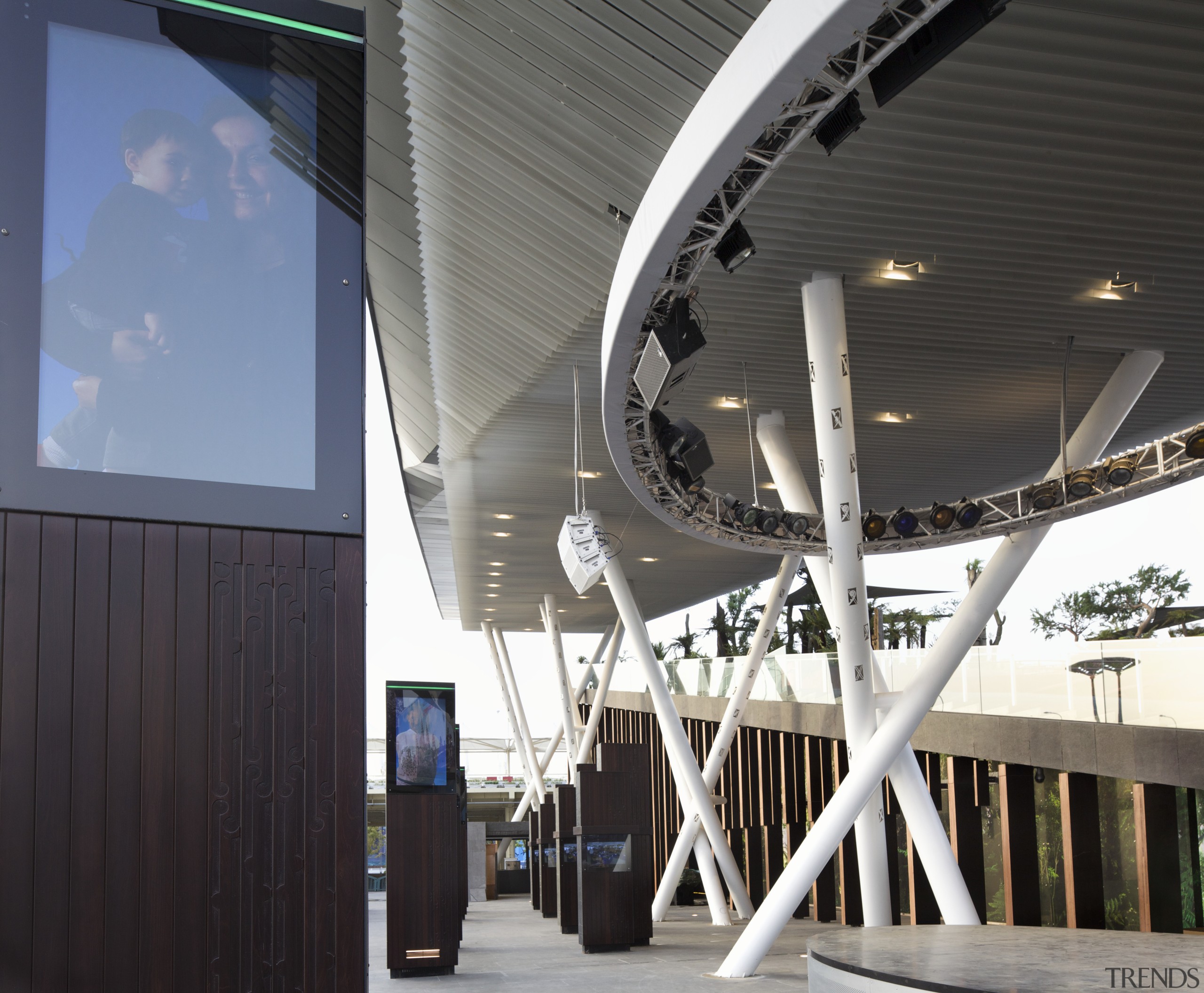 New Zealand Pavilion, Shanghai World Expo, China - architecture, ceiling, daylighting, house, structure, black