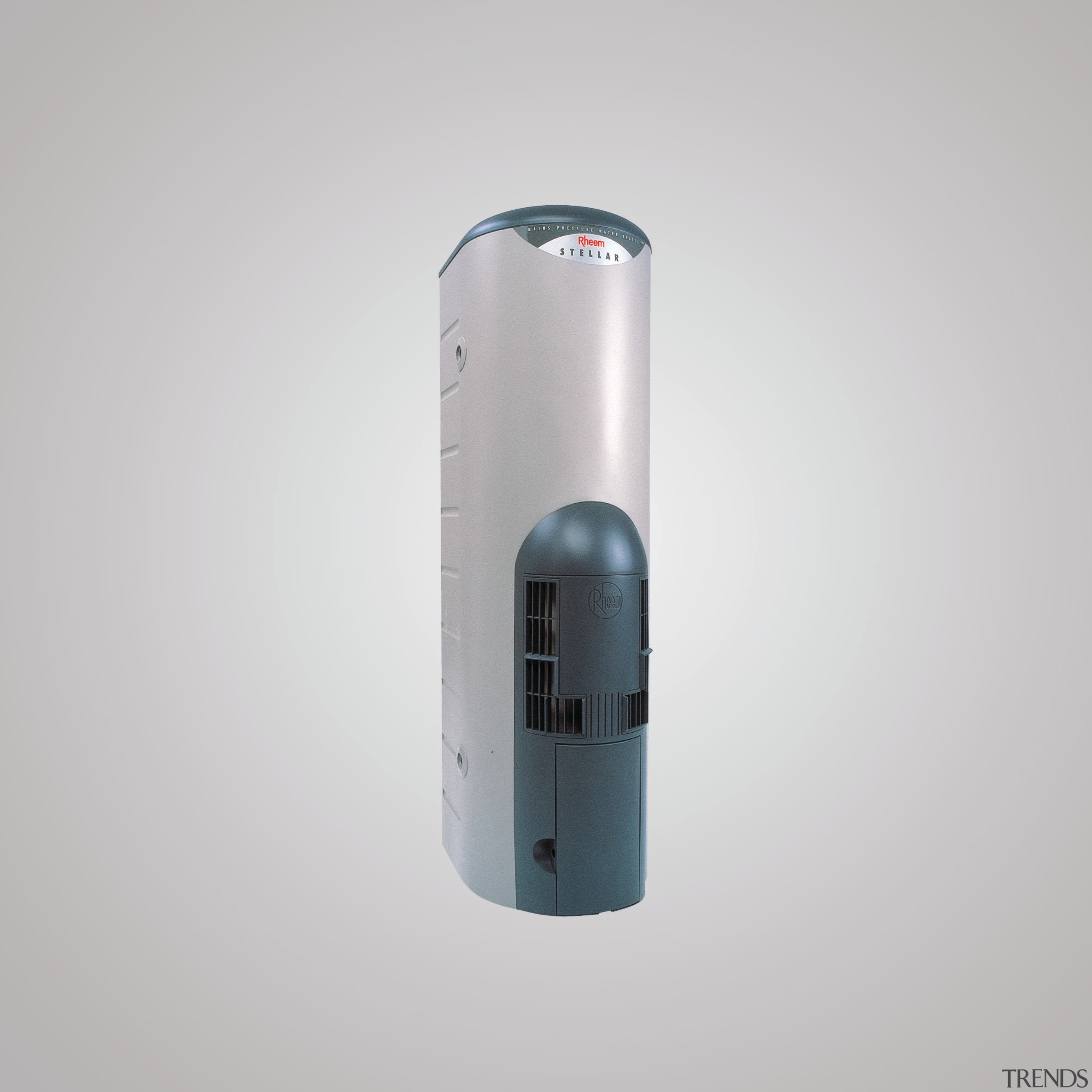 An image of a water heater - An product, product design, gray, white