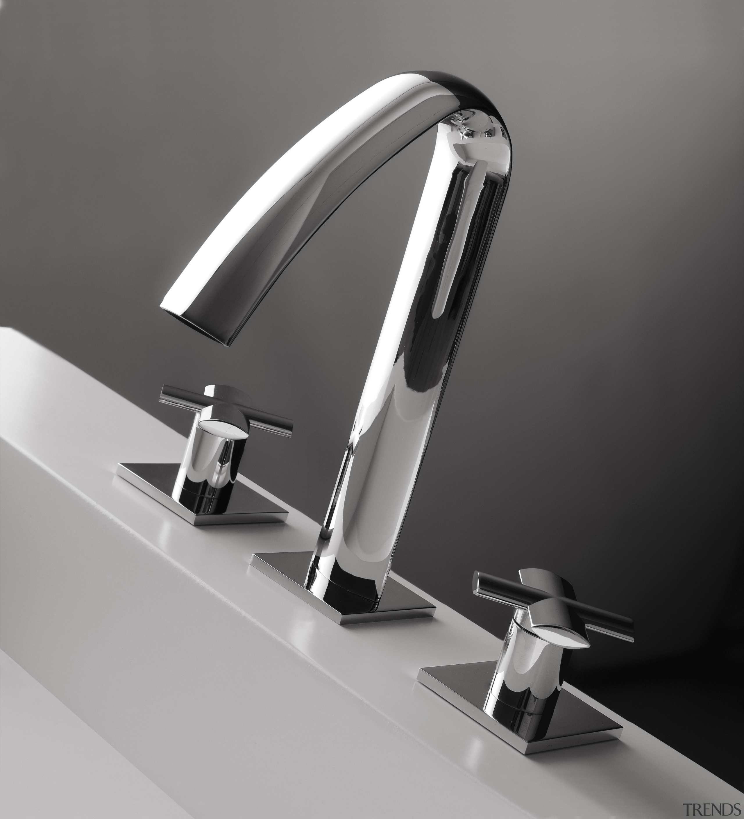 Italian-designed bathroomware, including the Noox series from Zazzeri angle, hardware, plumbing fixture, product, product design, tap, gray, black