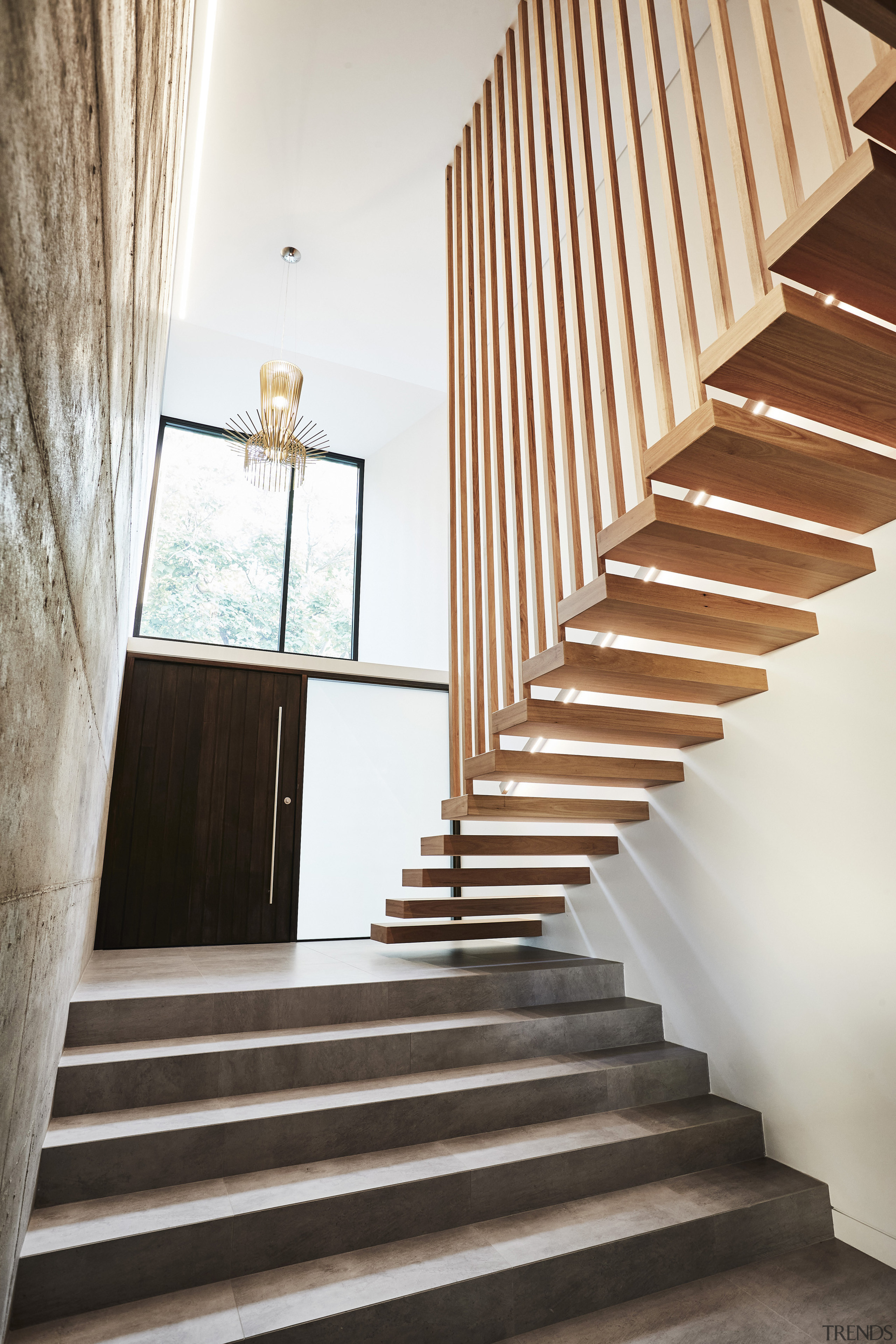 From the front door you can head up 