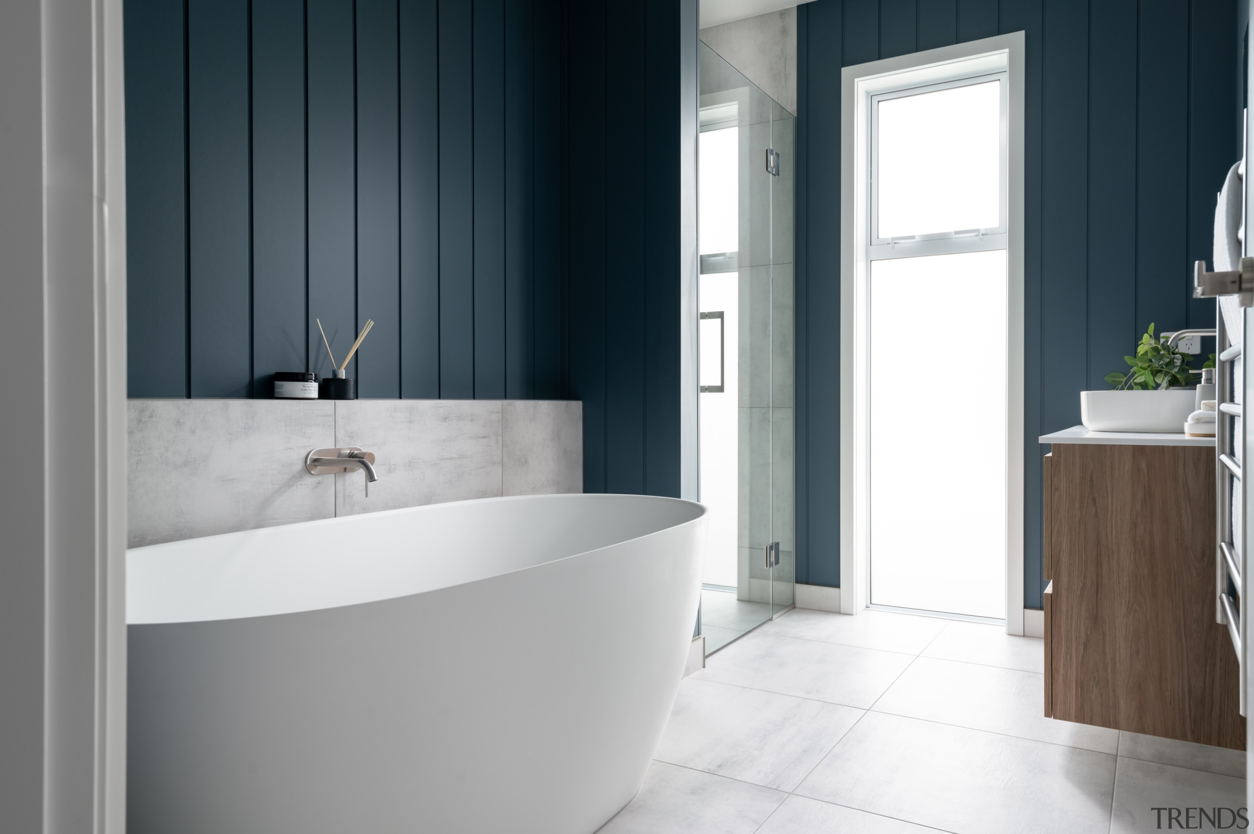 The master bathroom has a spa-like appeal. - 