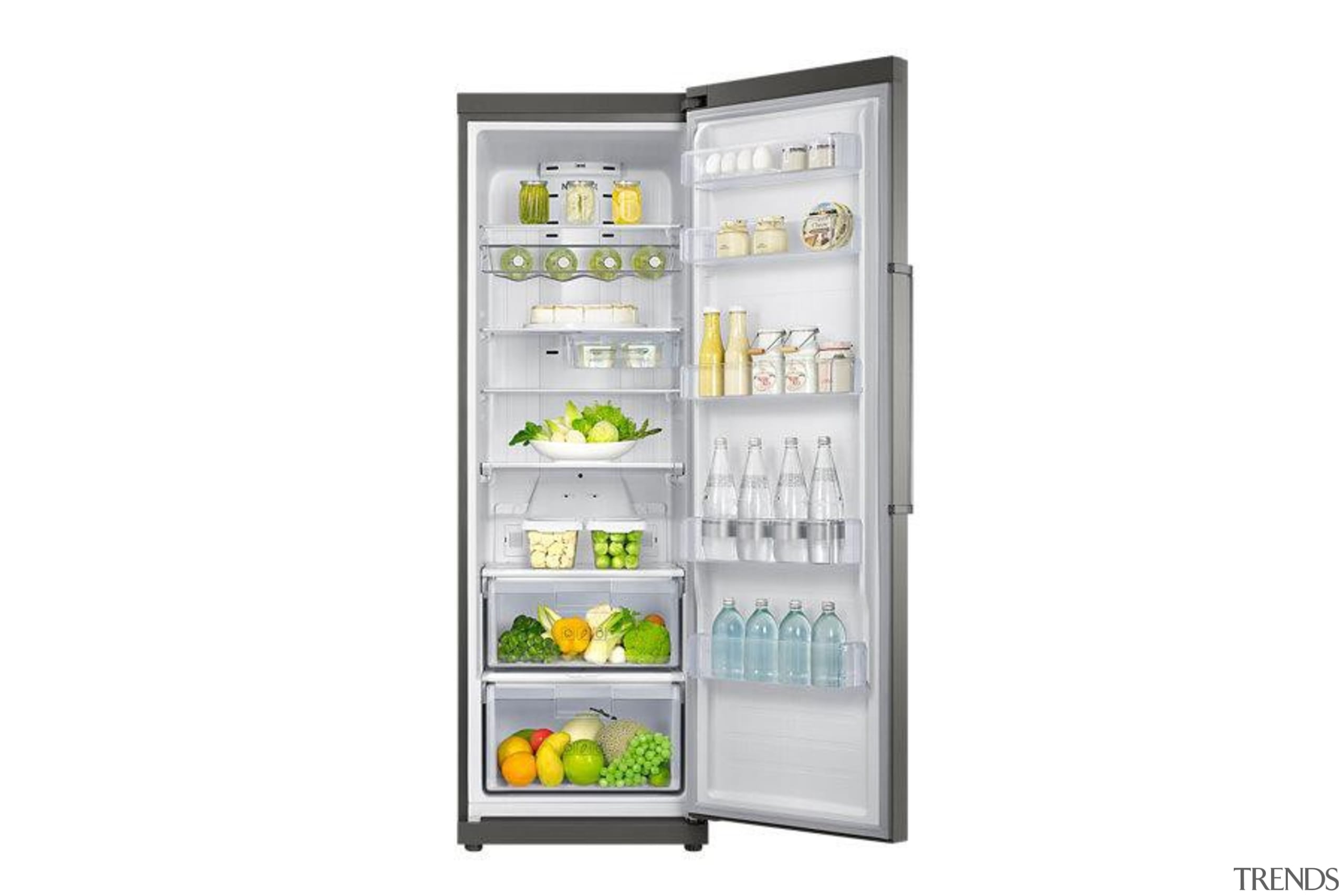 Refrigerator - One Door SRP361RSThis new one door home appliance, kitchen appliance, major appliance, product, product design, refrigerator, white