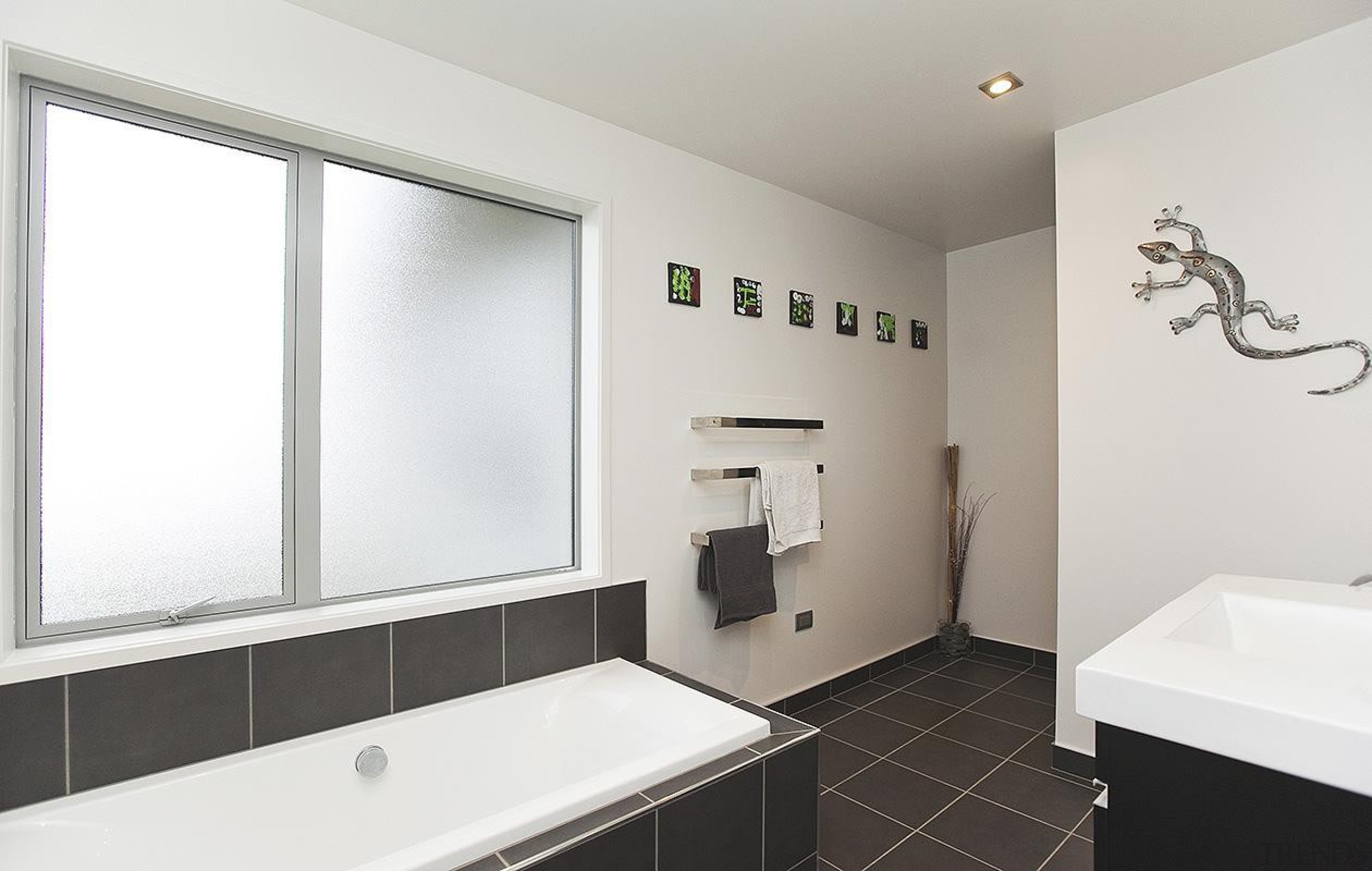 For more information, please visit www.gjgardner.co.nz bathroom, floor, home, interior design, property, real estate, room, window, white