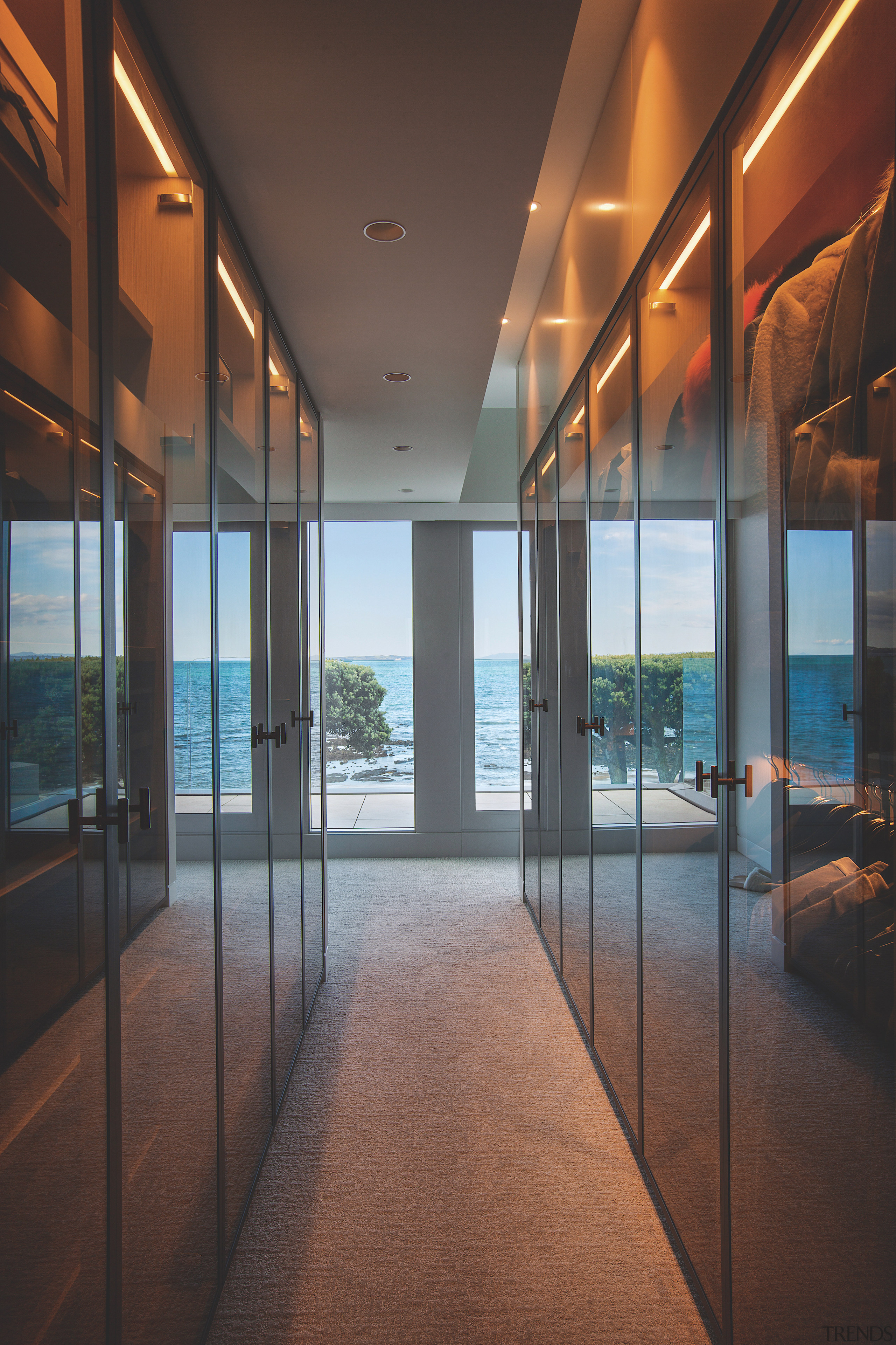 The generous walk-in robe is to the left 