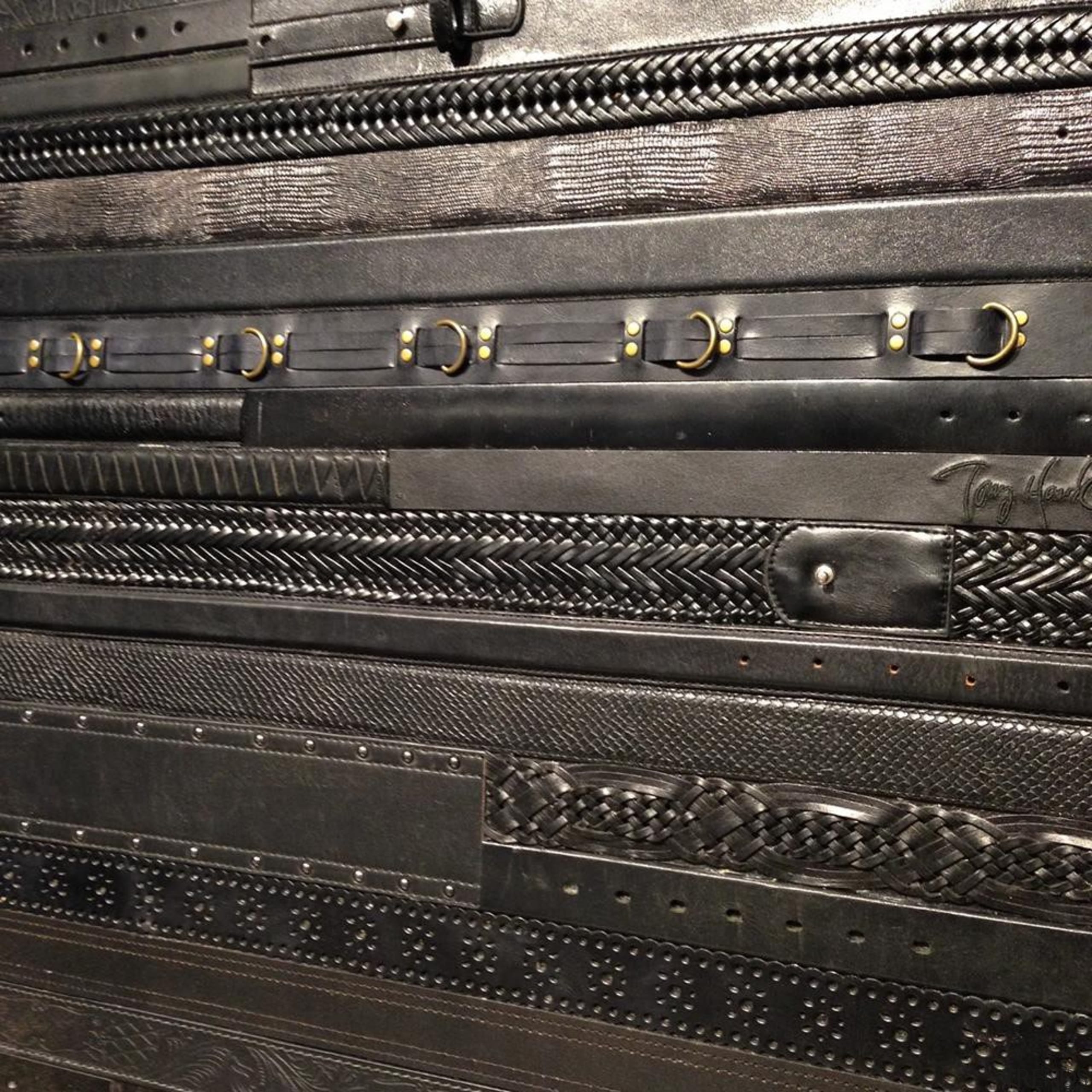 Phoenix Belt Collection - Phoenix Belt Collection - line, material, metal, track, wood, black, gray