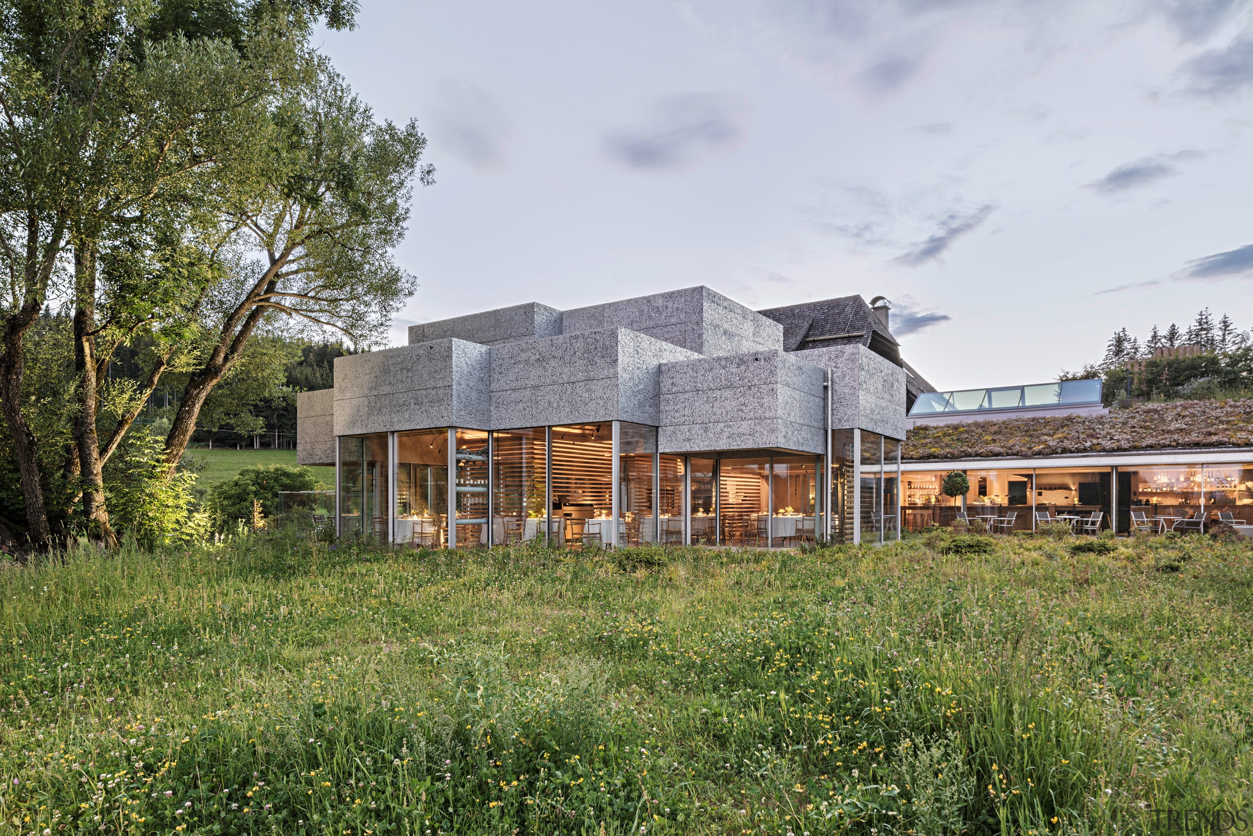 View on the Salettl and the open kitchen 