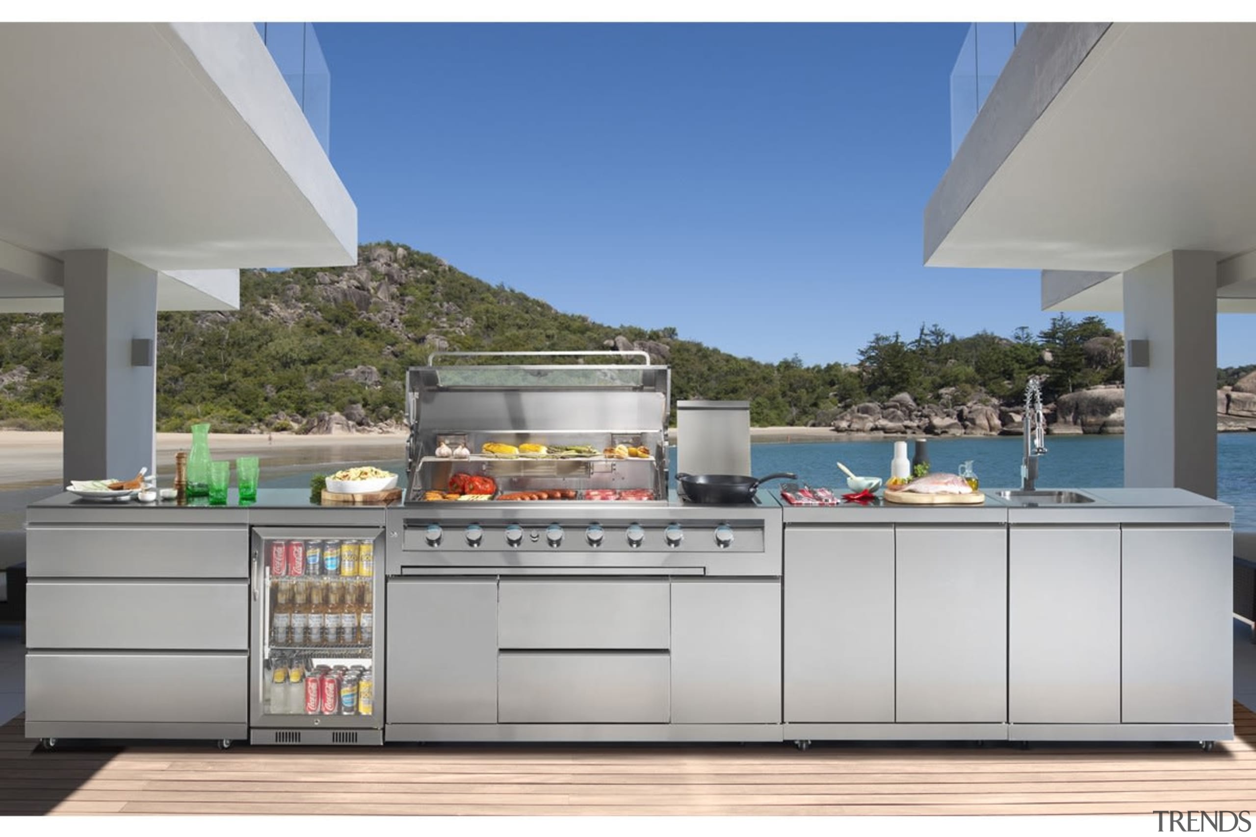 Gasmate Luxury Outdoor Kitchens - countertop | kitchen countertop, kitchen, gray