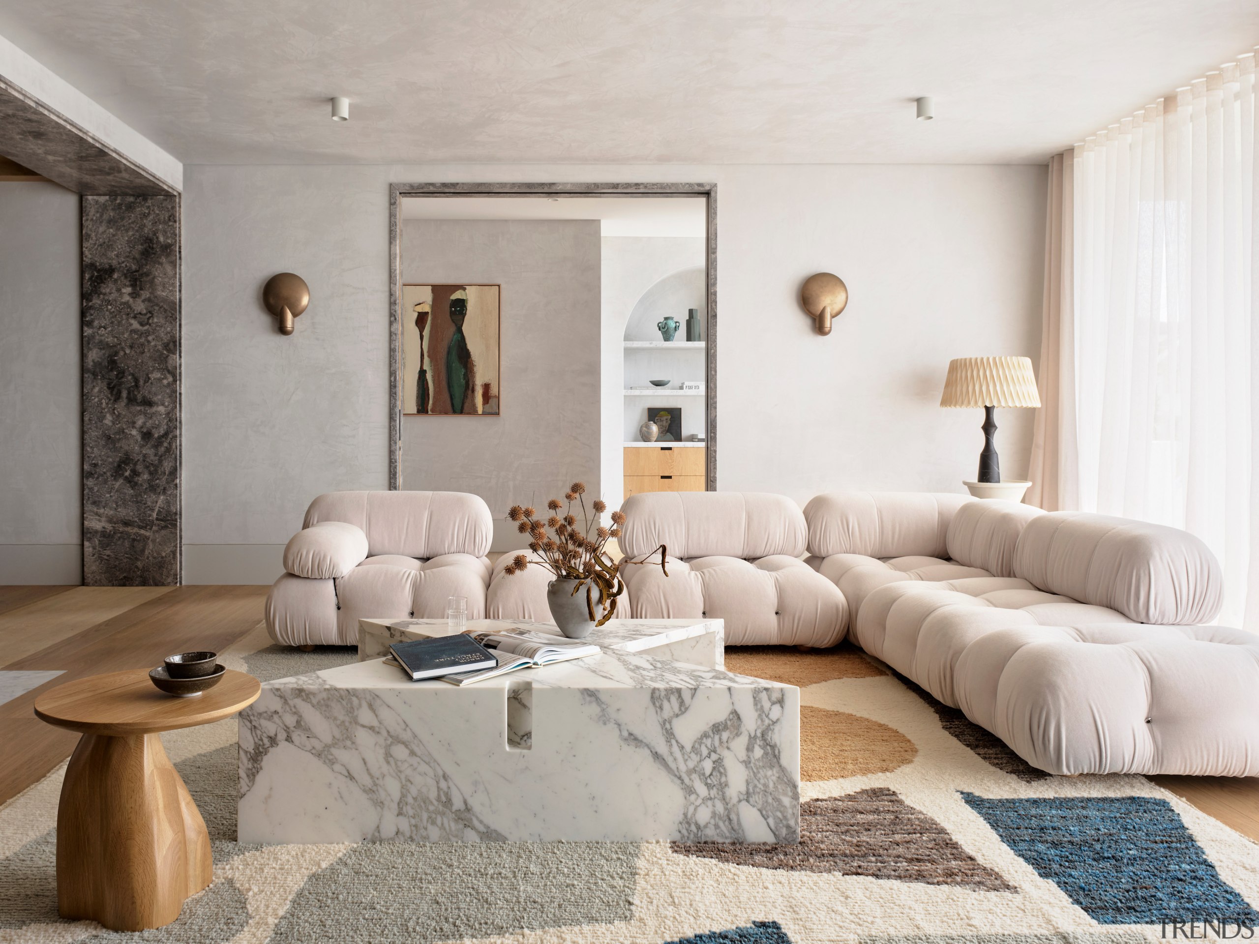The five-bedroom home has been transformed into a 