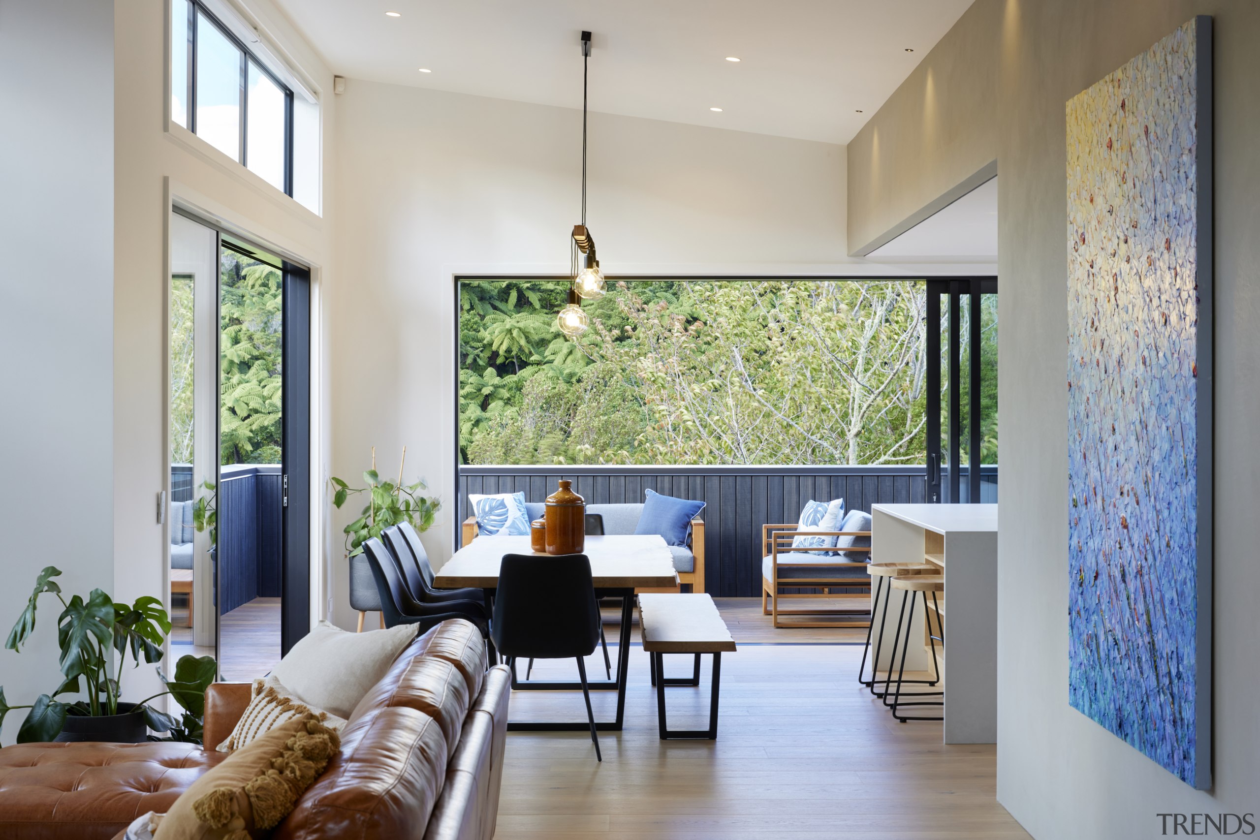 The home invites the outdoors in. - Call 