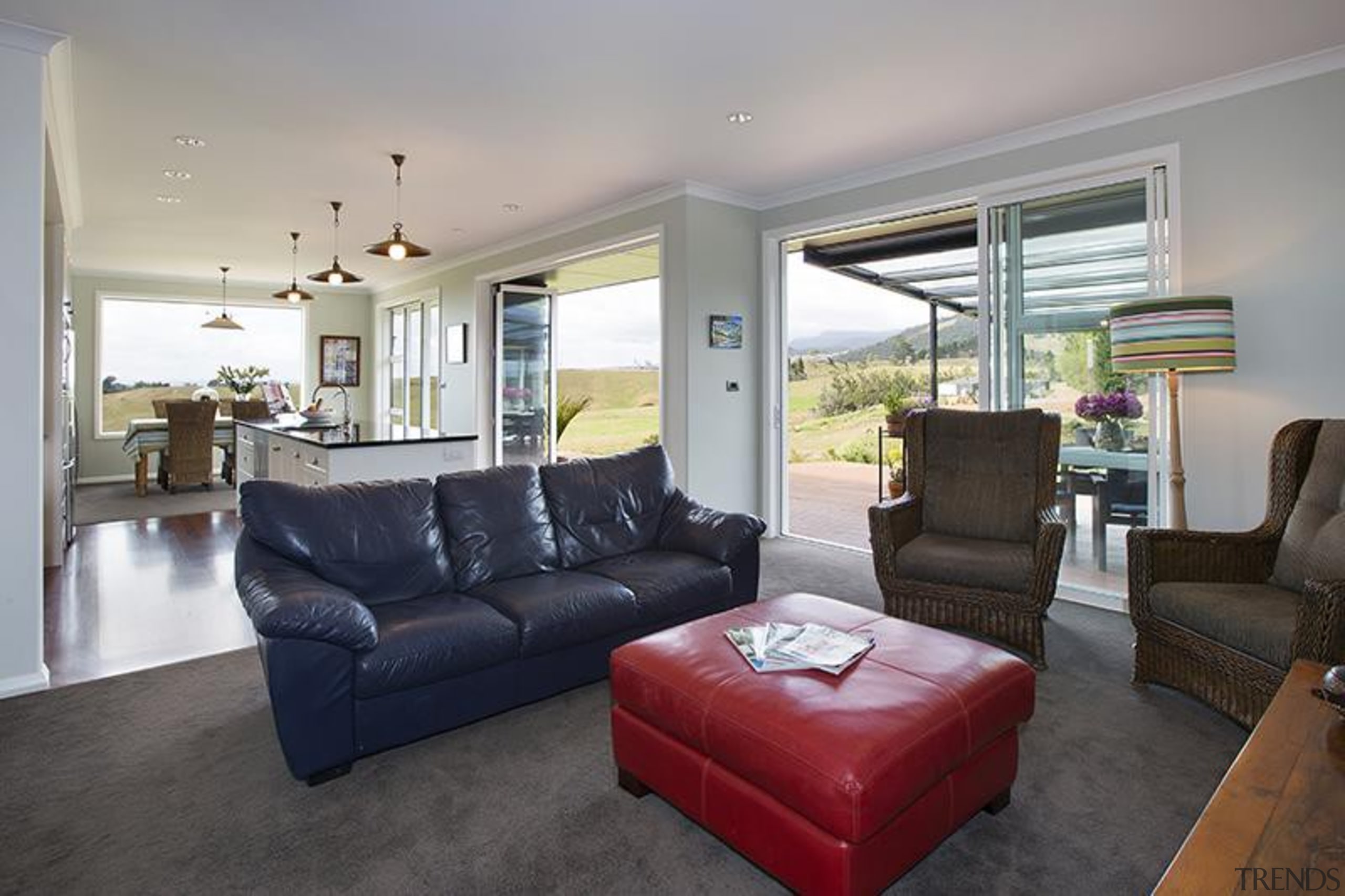 Fowler Homes Tauranga.Gold reserve winner and National finalist ceiling, home, house, interior design, living room, property, real estate, room, window, gray, black