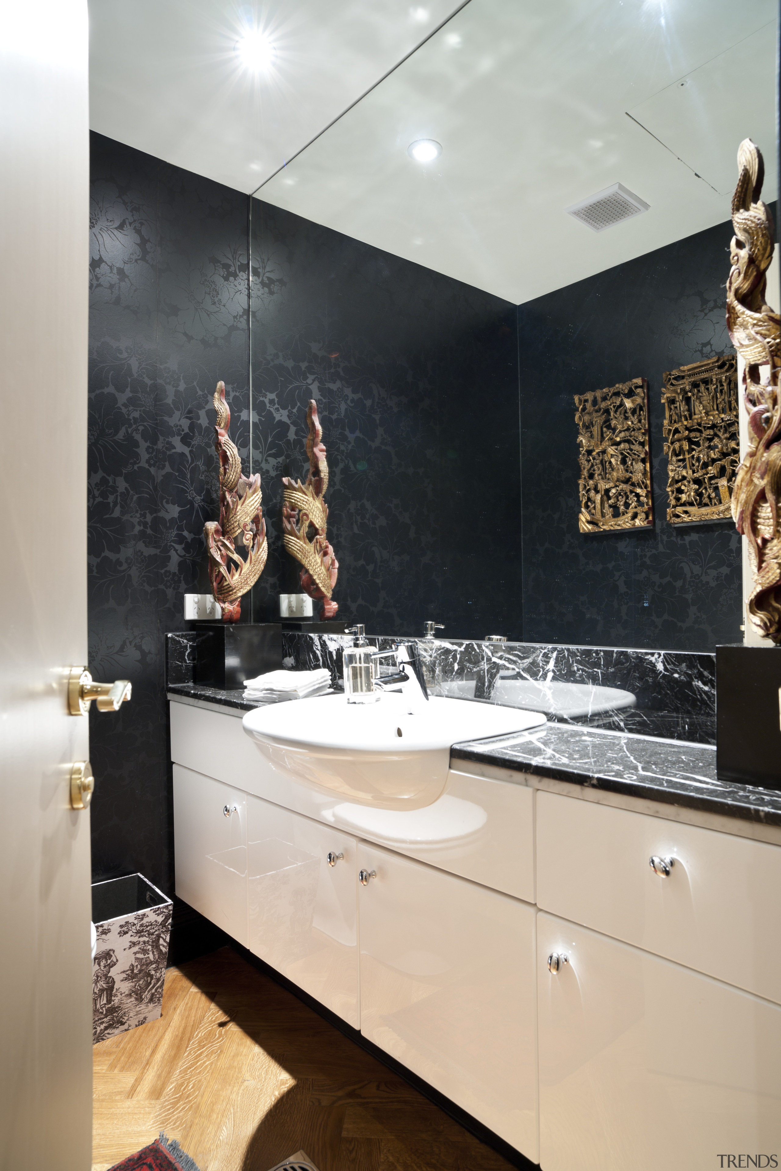 Touch of splendour  apartment by designer and bathroom, ceiling, countertop, interior design, room, gray, black