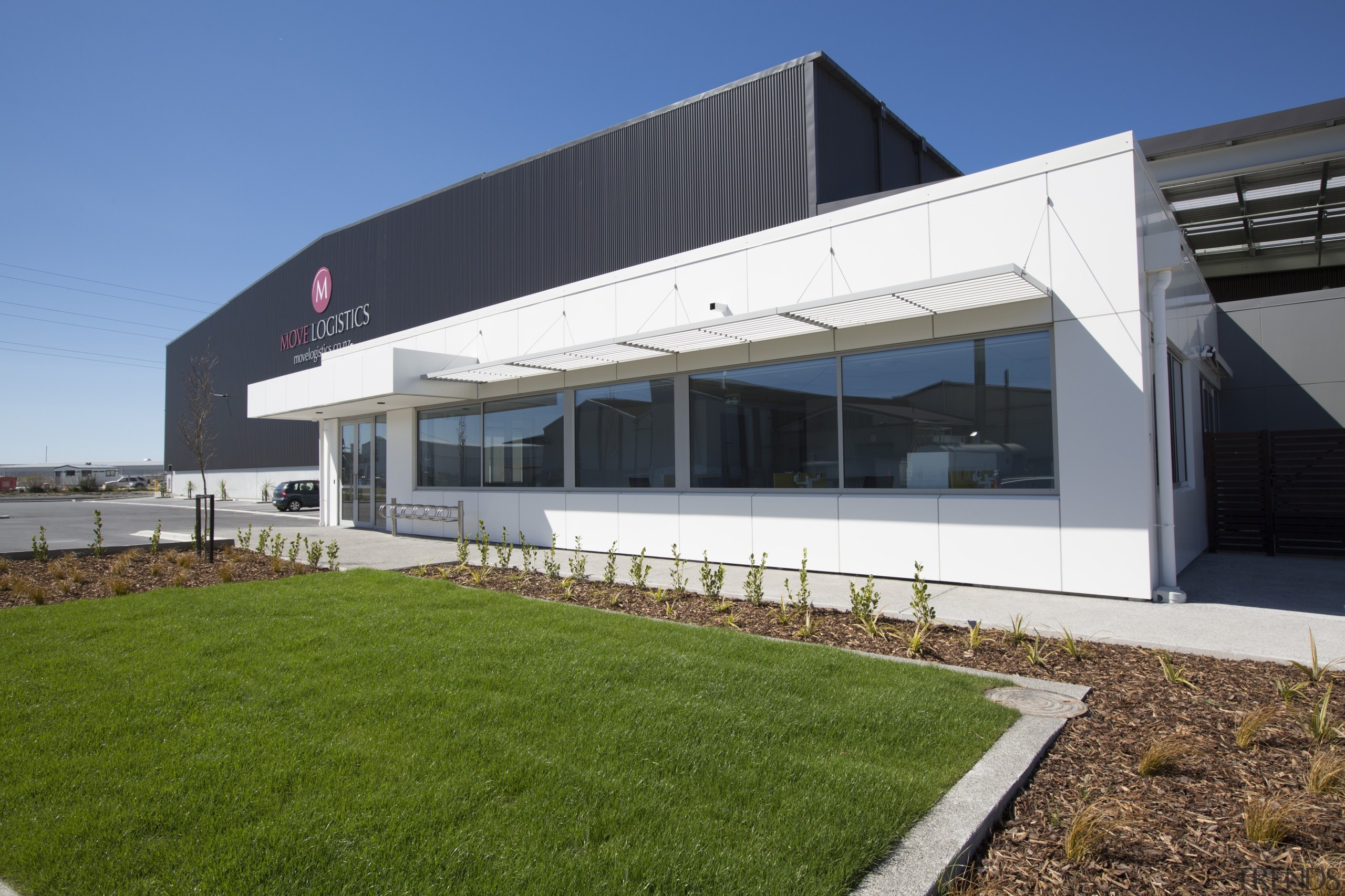 myTrends Publishing IndustrialProperty Award - Glassworks Industry Park, architecture, corporate headquarters, facade, house, real estate, structure, brown