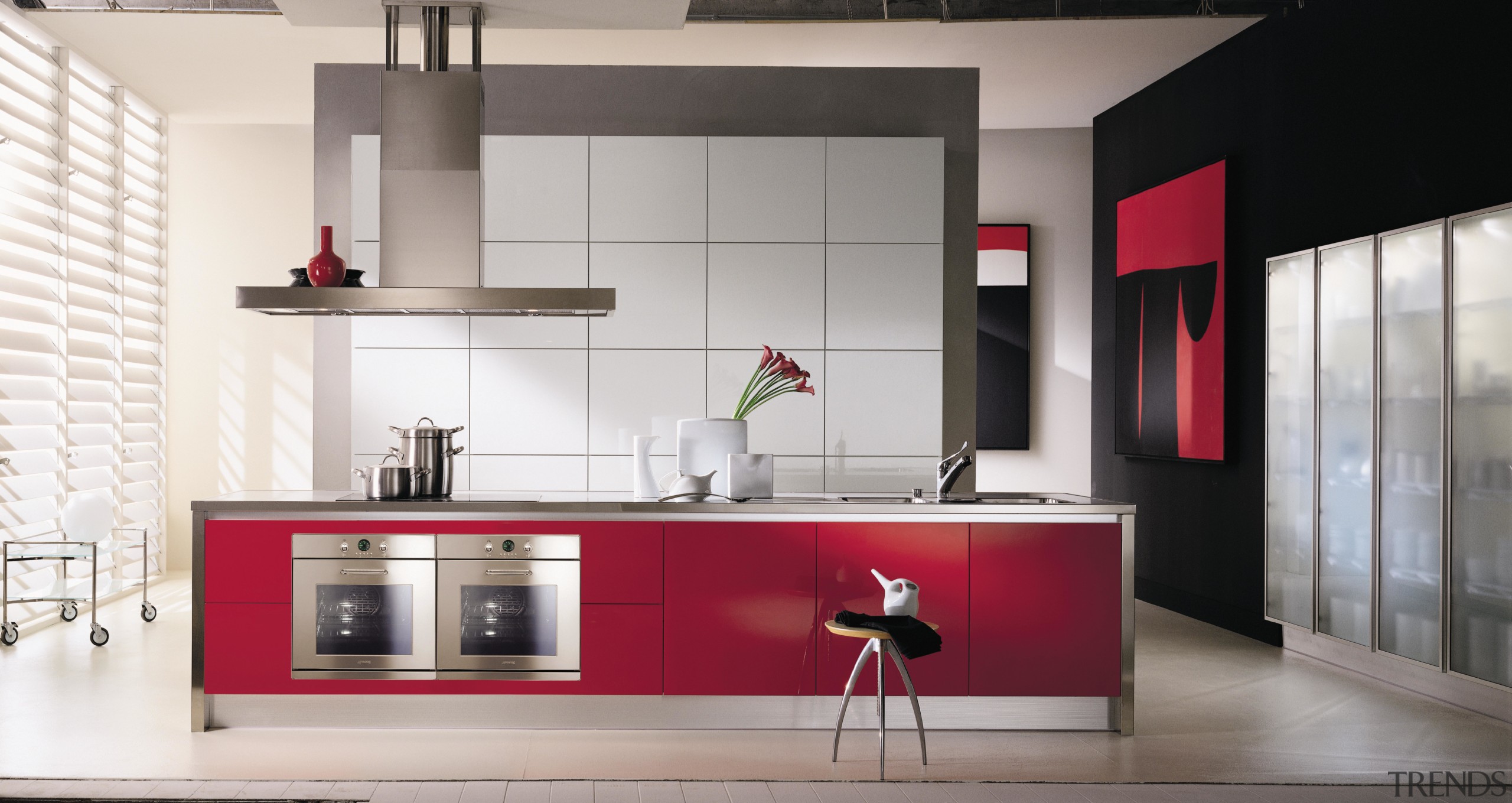 Overall view of this kitchen - Overall view cabinetry, countertop, cuisine classique, furniture, interior design, interior designer, kitchen, product design, white