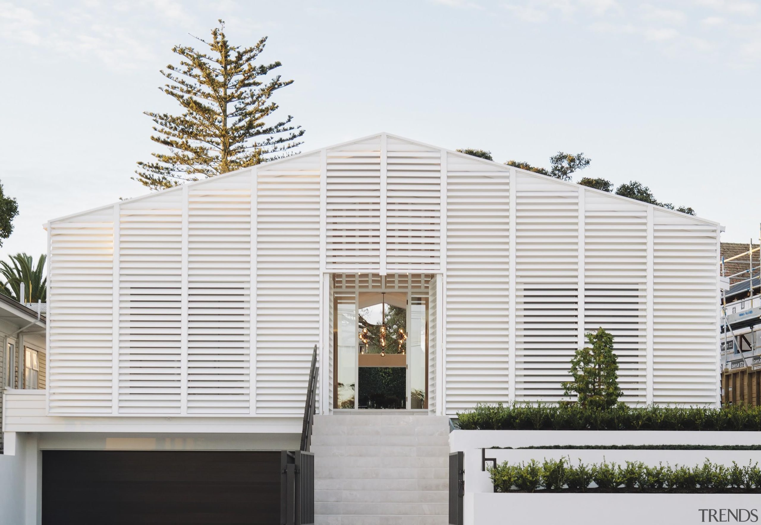 Remuera House - Remuera House - architecture | architecture, building, facade, home, house, roof, siding, white, gray