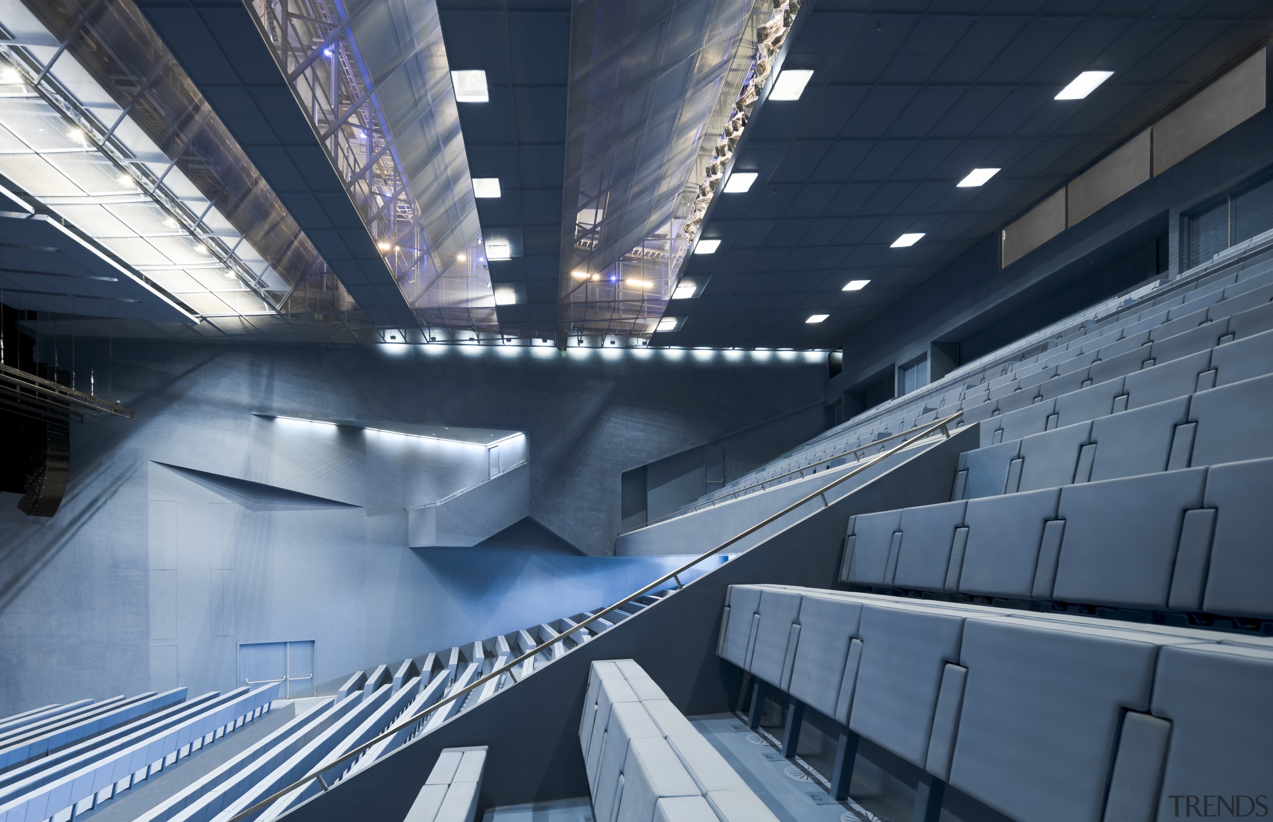 Side perspective of Grand Theatre interior, photography by 